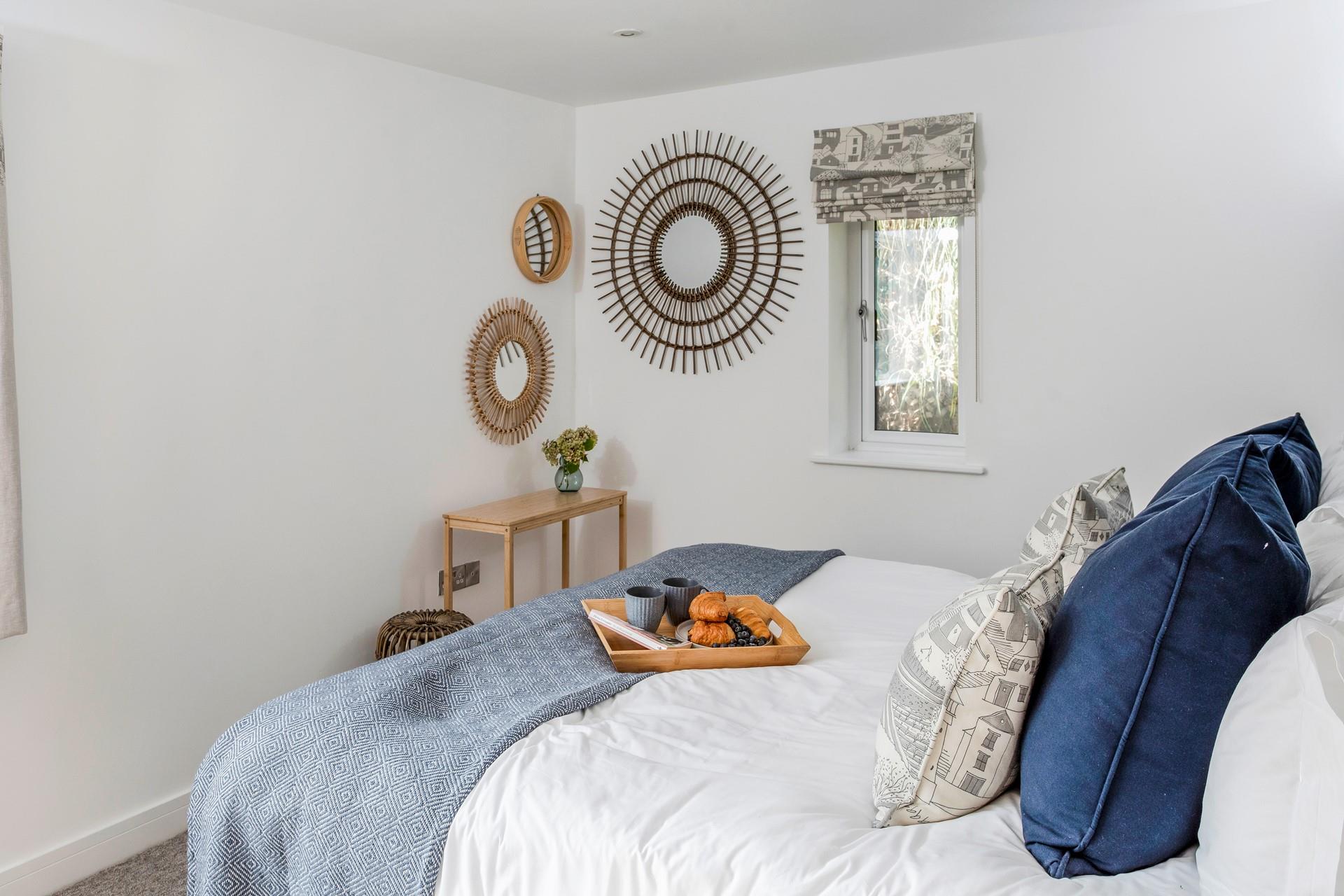 Climb into the super king size bed and enjoy a sumptuous night's sleep.