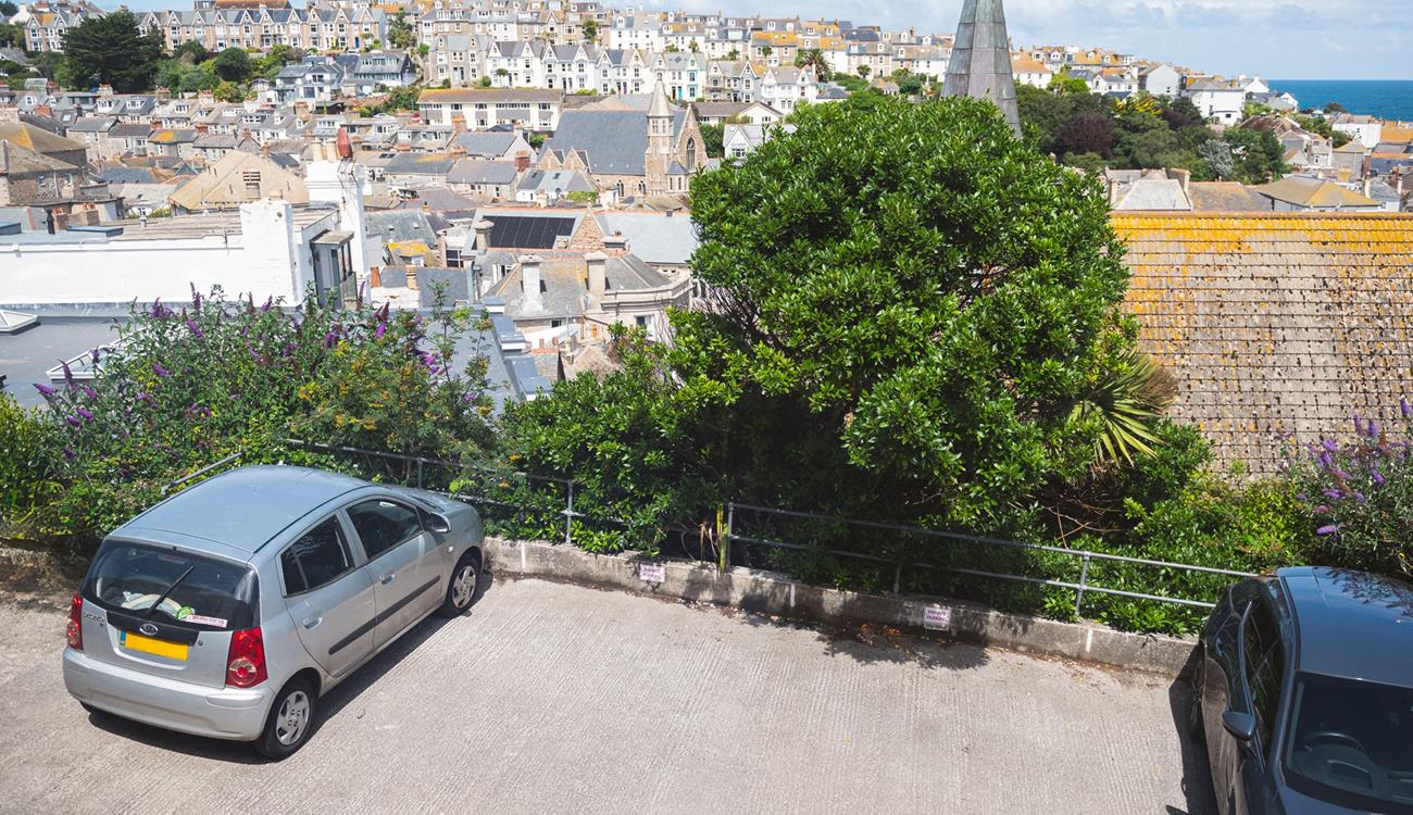 Parking is included at the property so no need to worry about finding a parking space.