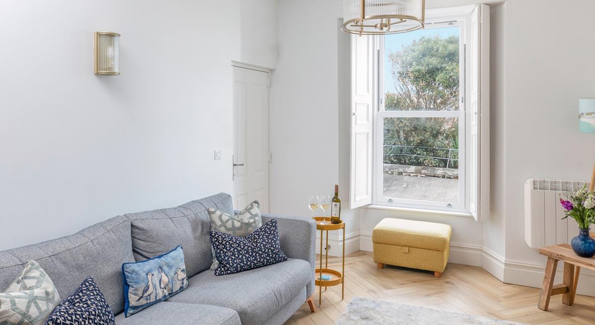 Cosy and stylish interiors await you at Harbour Watch - 3a Tregenna Terrace.