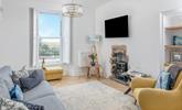 Take in the views over St Ives harbour and beyond from the sitting room. - Thumbnail Image