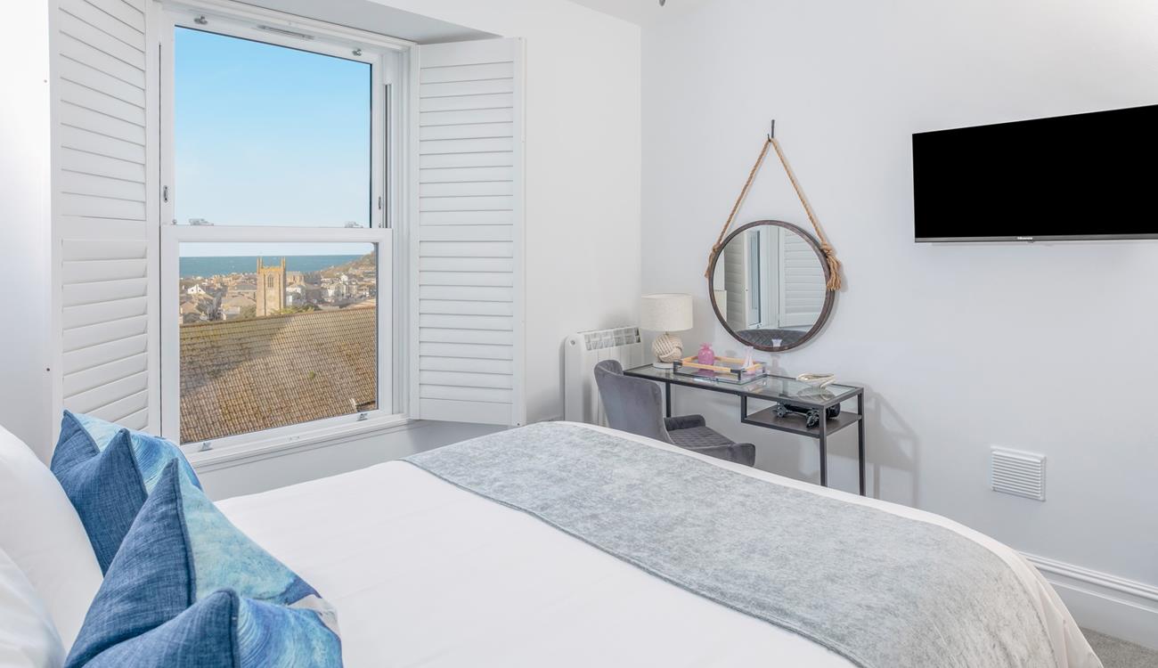 Sip your morning cuppa after a restful night's sleep enjoying the sea view.