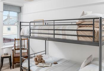 The bunk beds are perfect for the little ones.