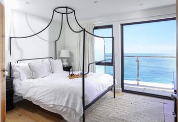 Wake up to this stunning view from the bedroom.