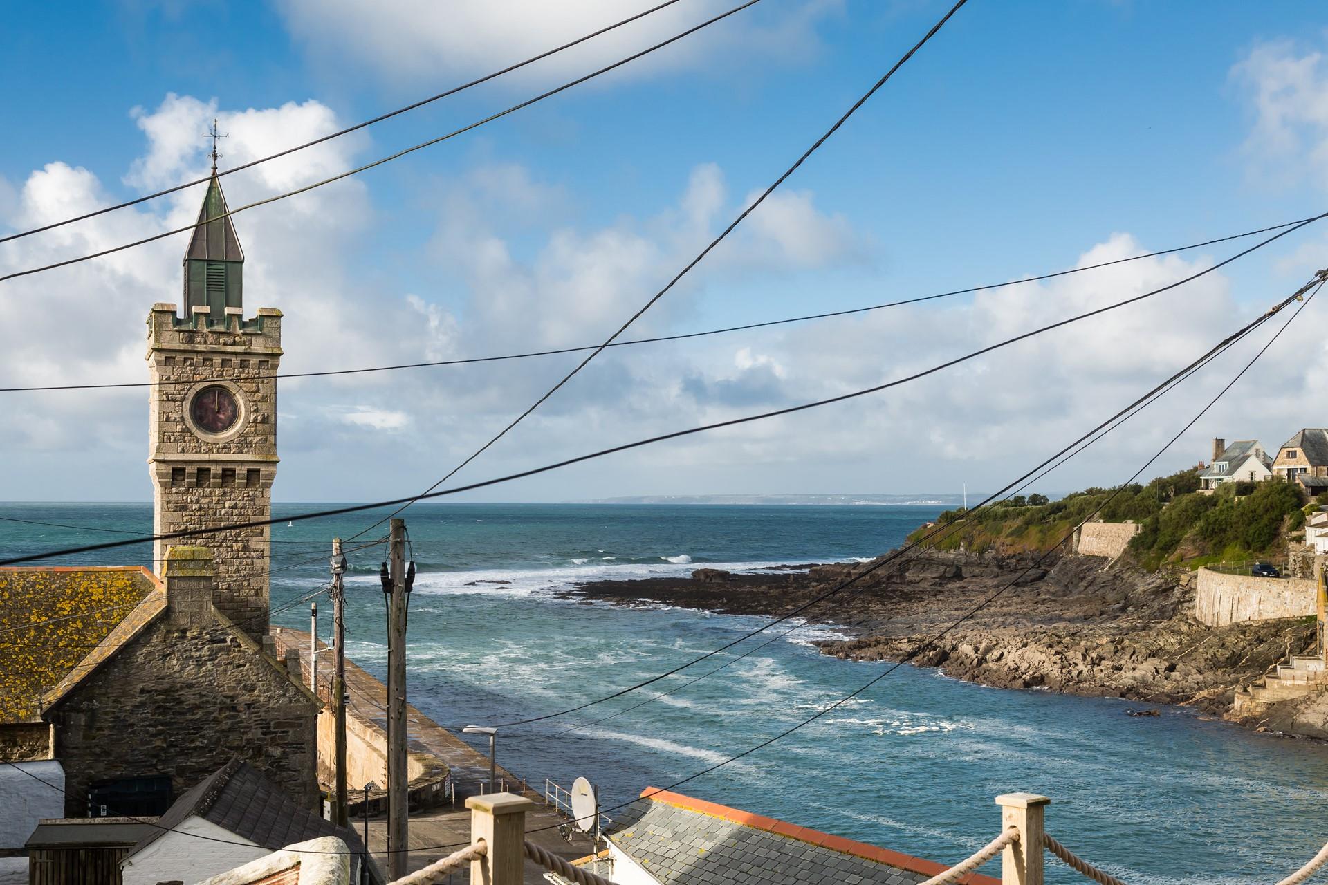 In summer months, the calm waters in the harbour are perfect for paddleboarding.