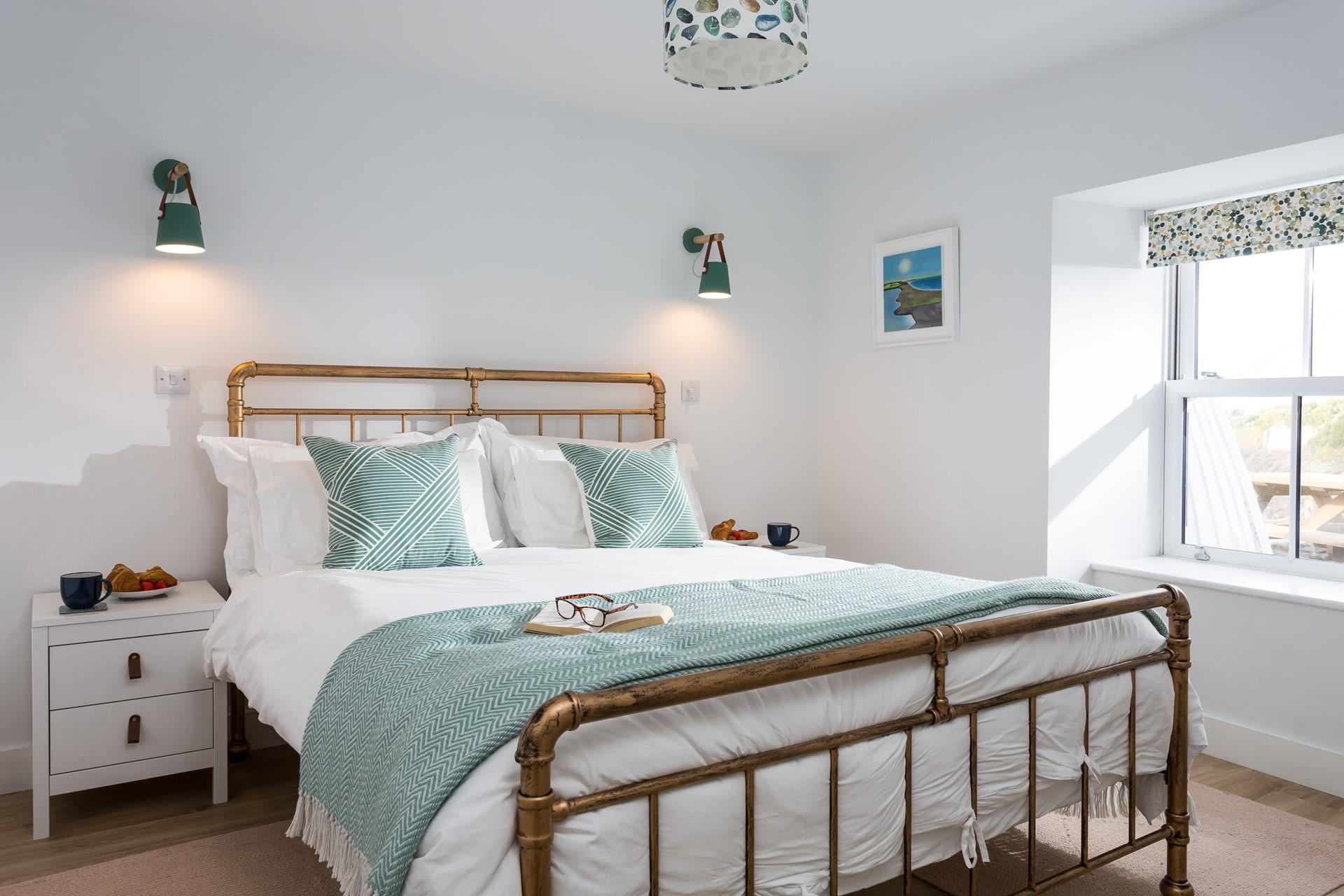 Start the day with buttery pastries in bed.