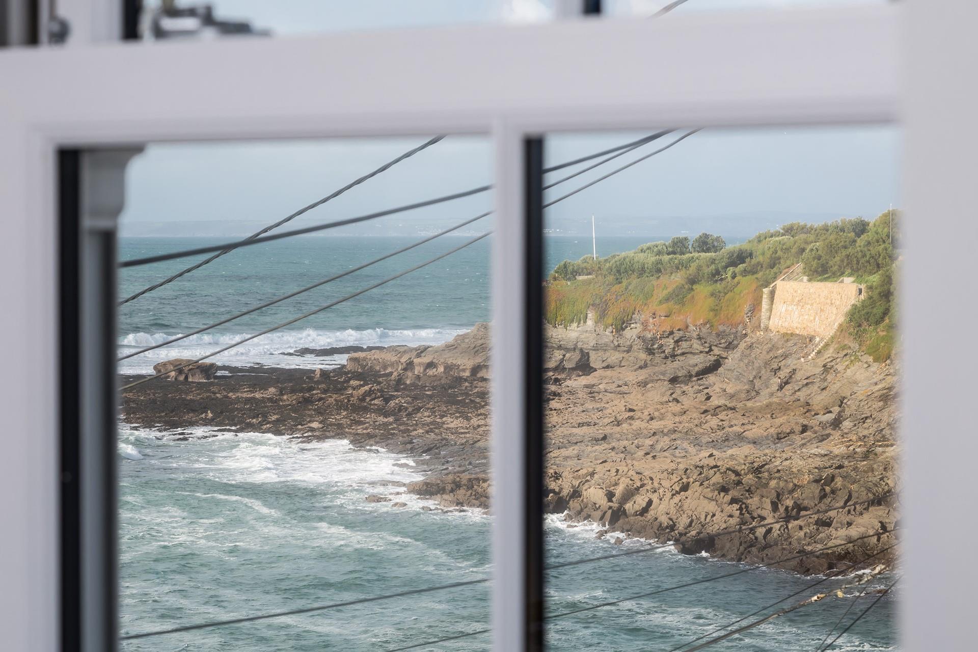 Enjoy captivating views of Porthleven harbour.