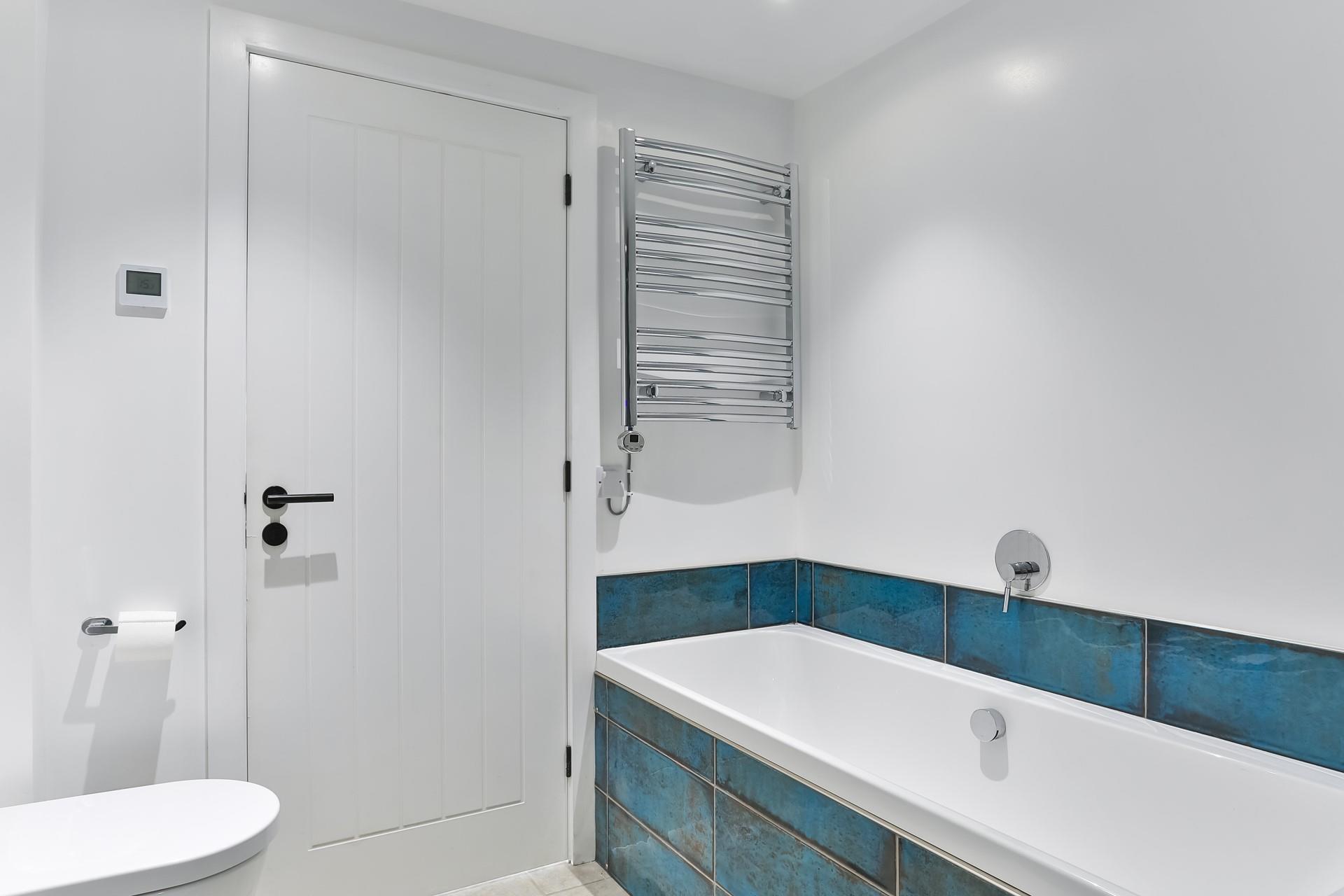 Run a relaxing bath and unwind in the bubbles, take warm fluffy towels straight from the heated rail afterwards.