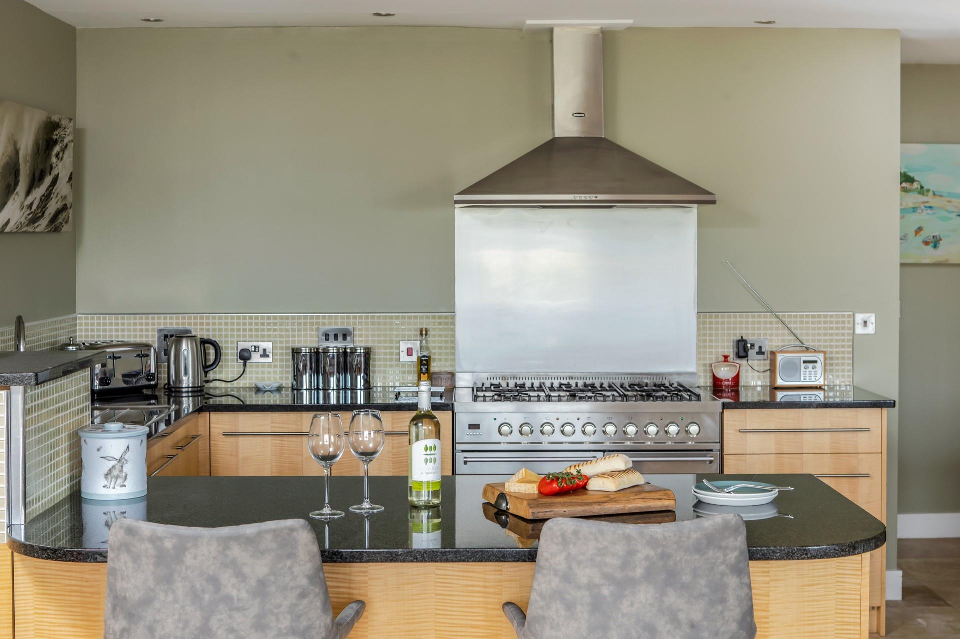 Enjoy a glass of wine as you serve up delicious dinners.