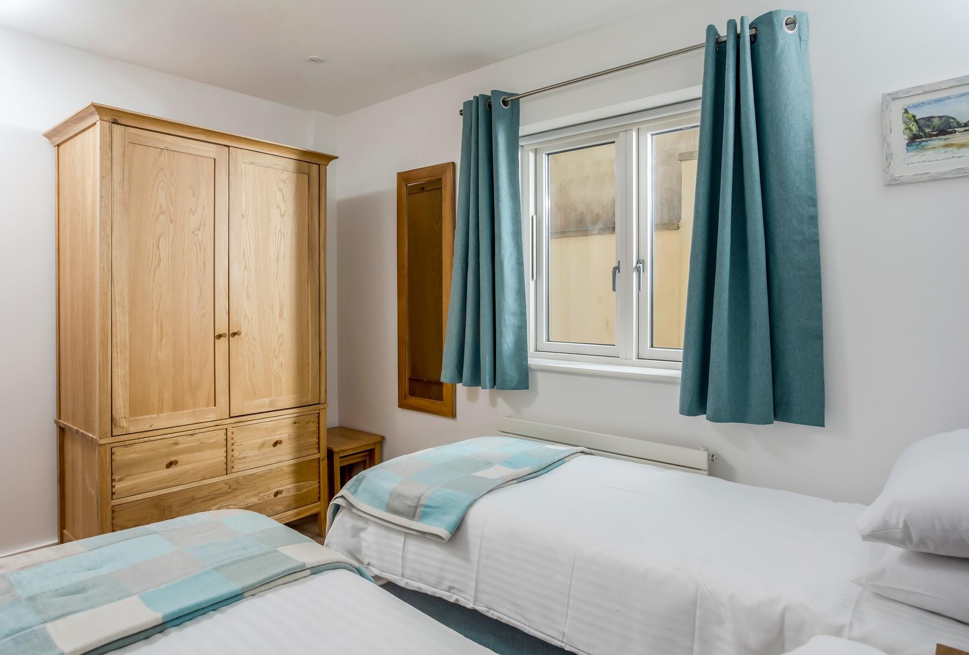 Comfortable beds provide a blissful night's sleep. 