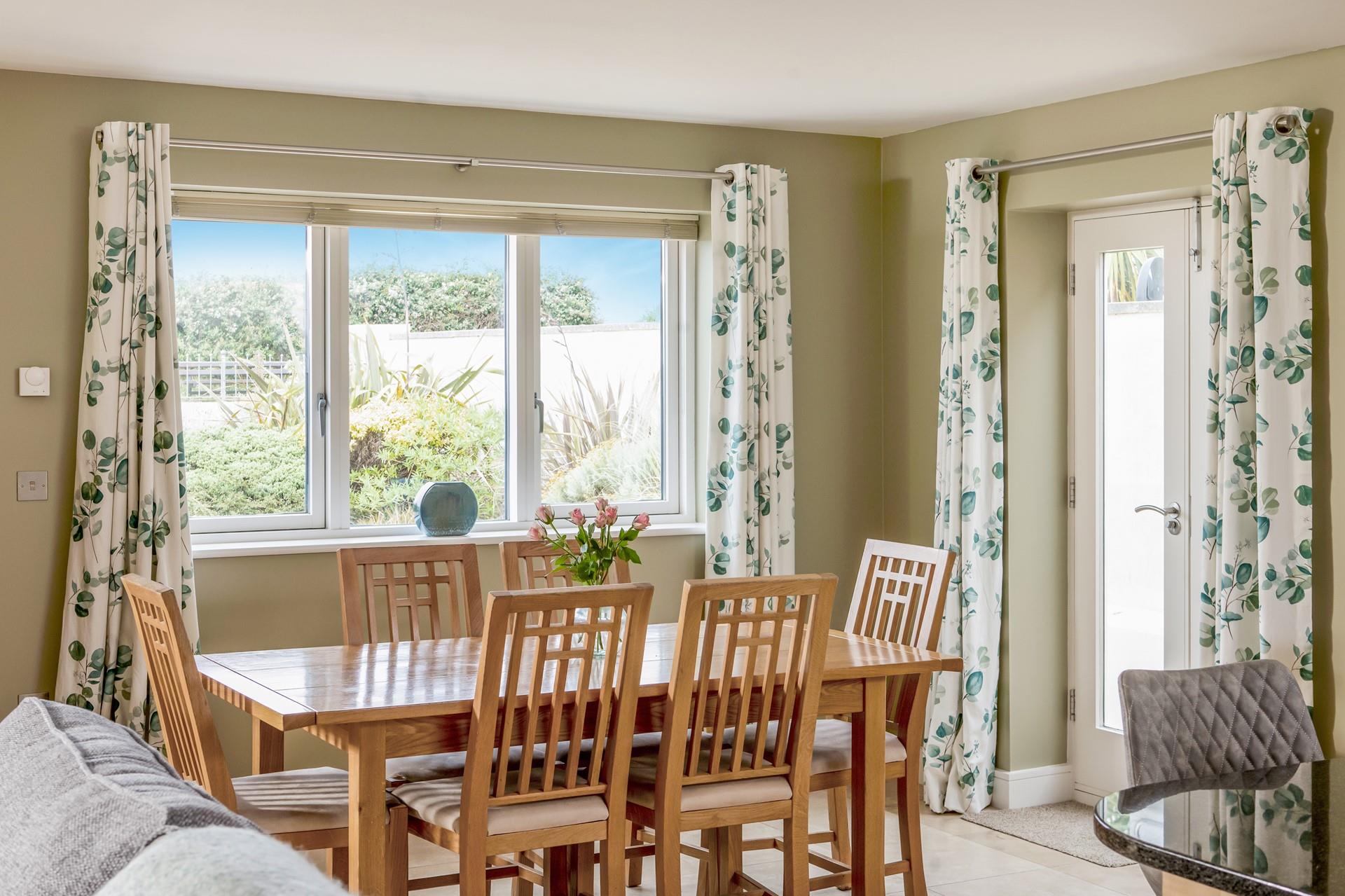 Share family dinners and play games around the dining table.