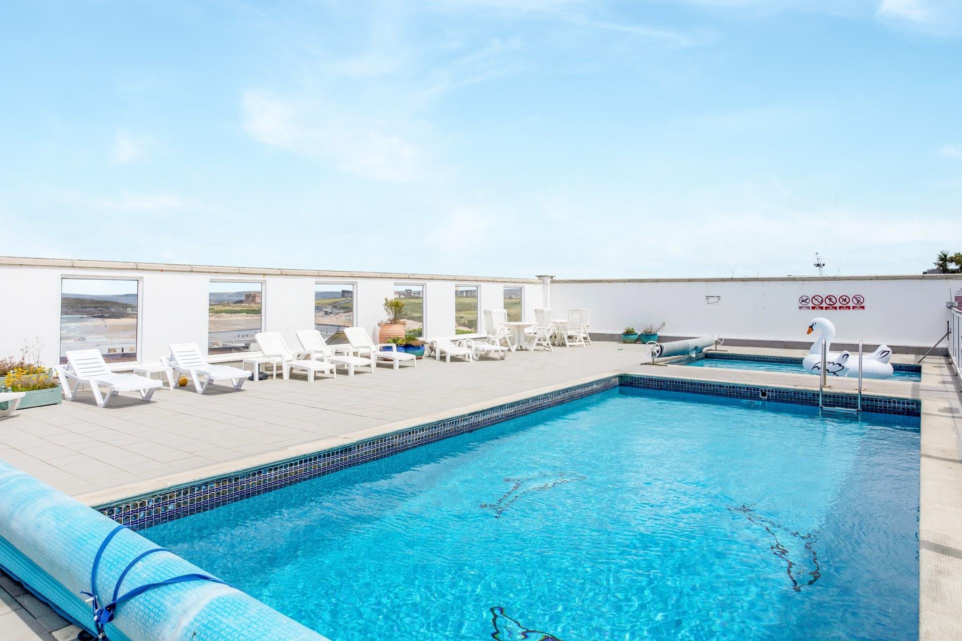Make a splash in the communal pool!