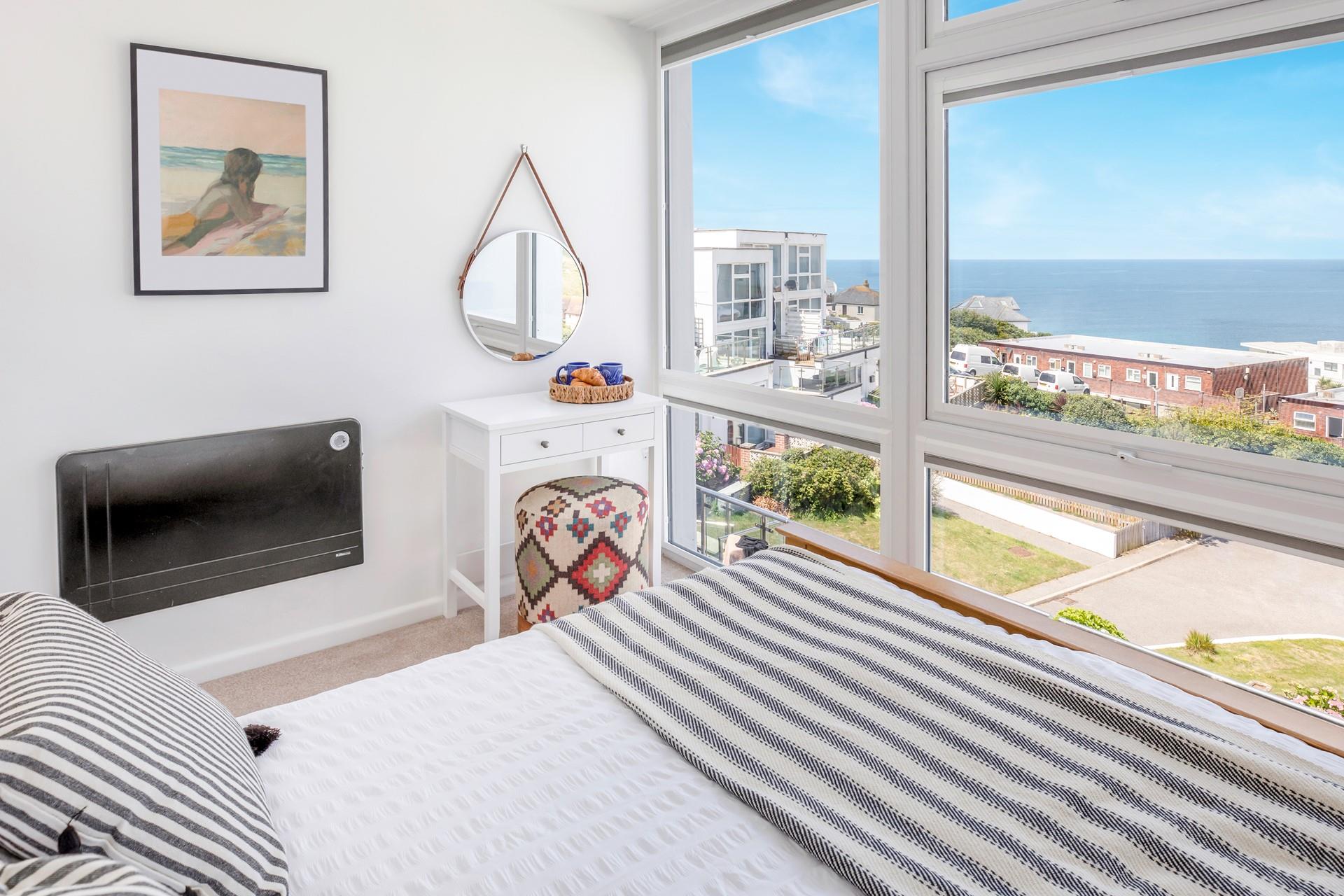 After spending days in the surf, you'll sleep soundly in the master bedroom.