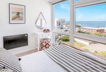 After spending days in the surf, you'll sleep soundly in the master bedroom.