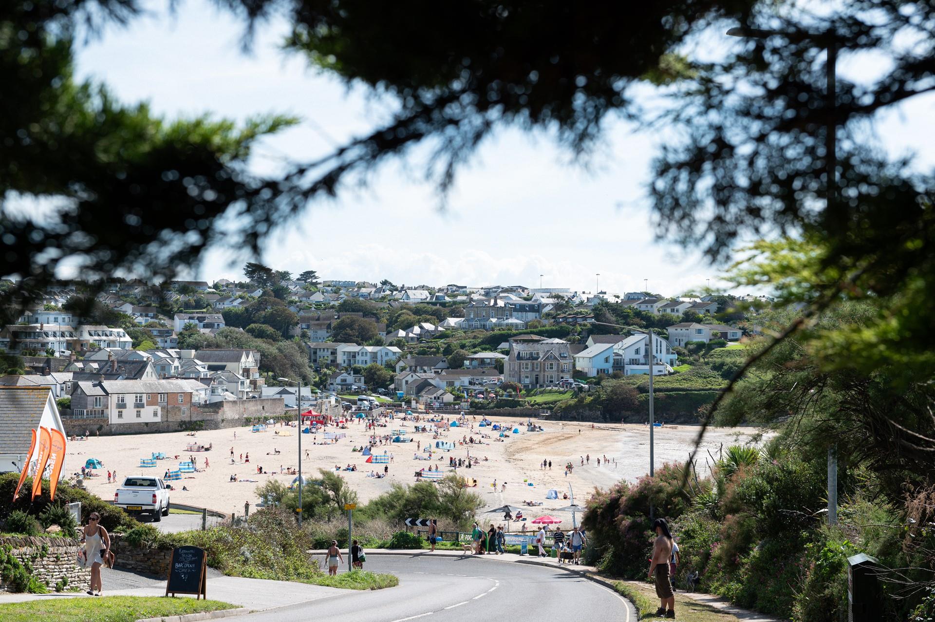 Stroll down to the soft sands in seconds.