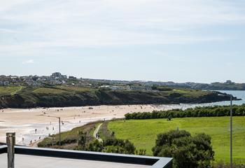Popular with families, Porth Beach is on your doorstep.