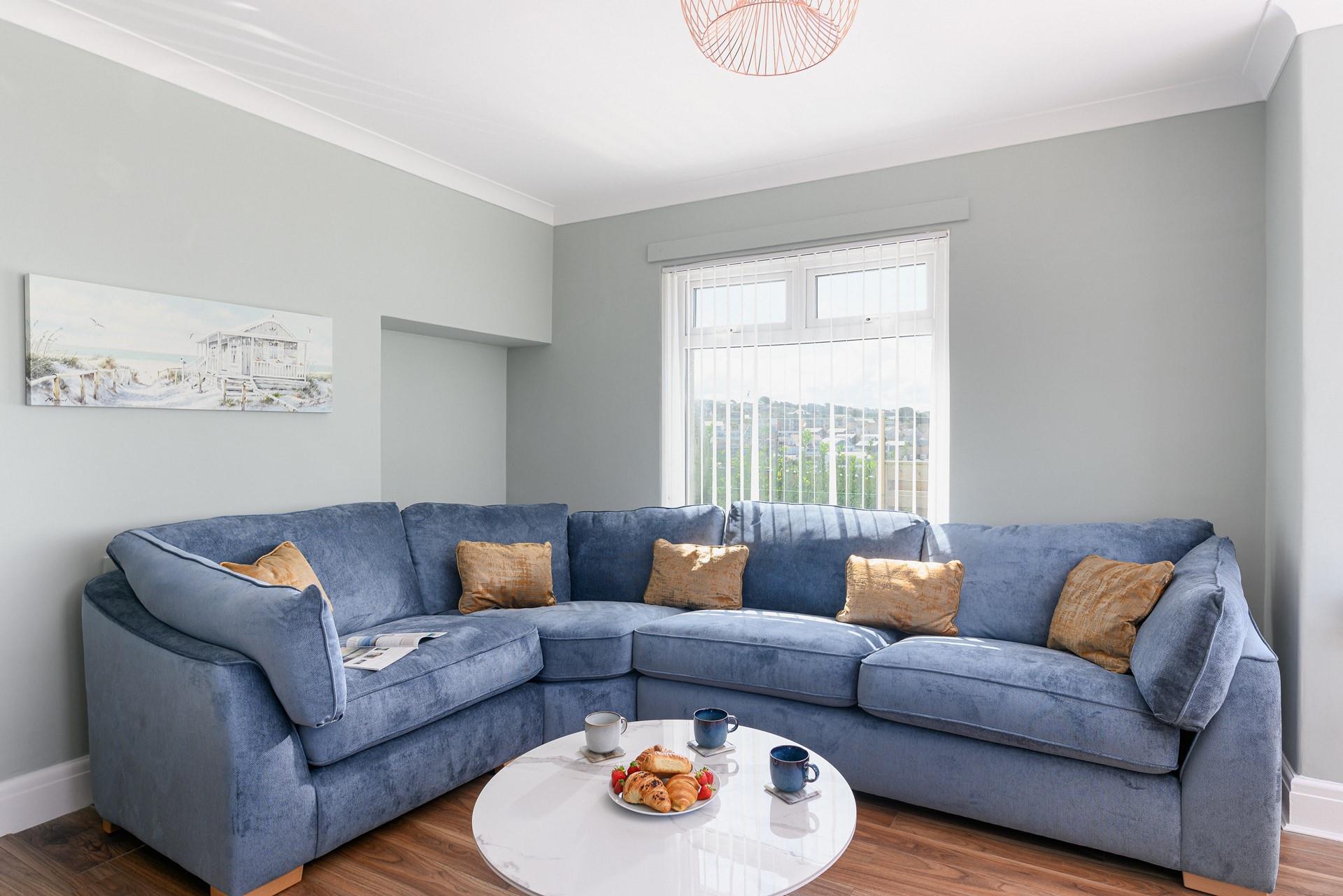 Curl up together after a fun-filled day on the beach.