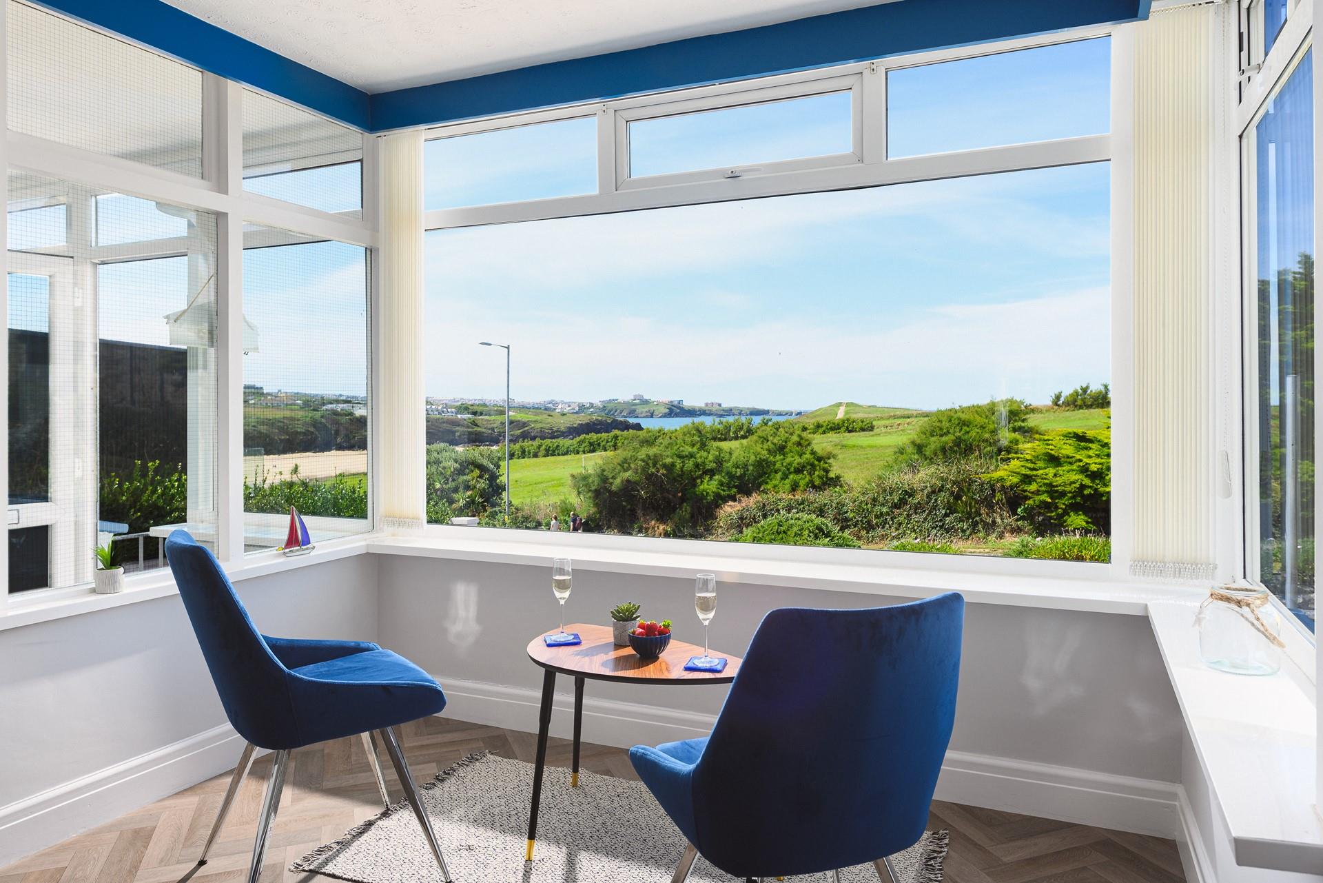 Watch the tide ebb and flow, with a glass in hand.