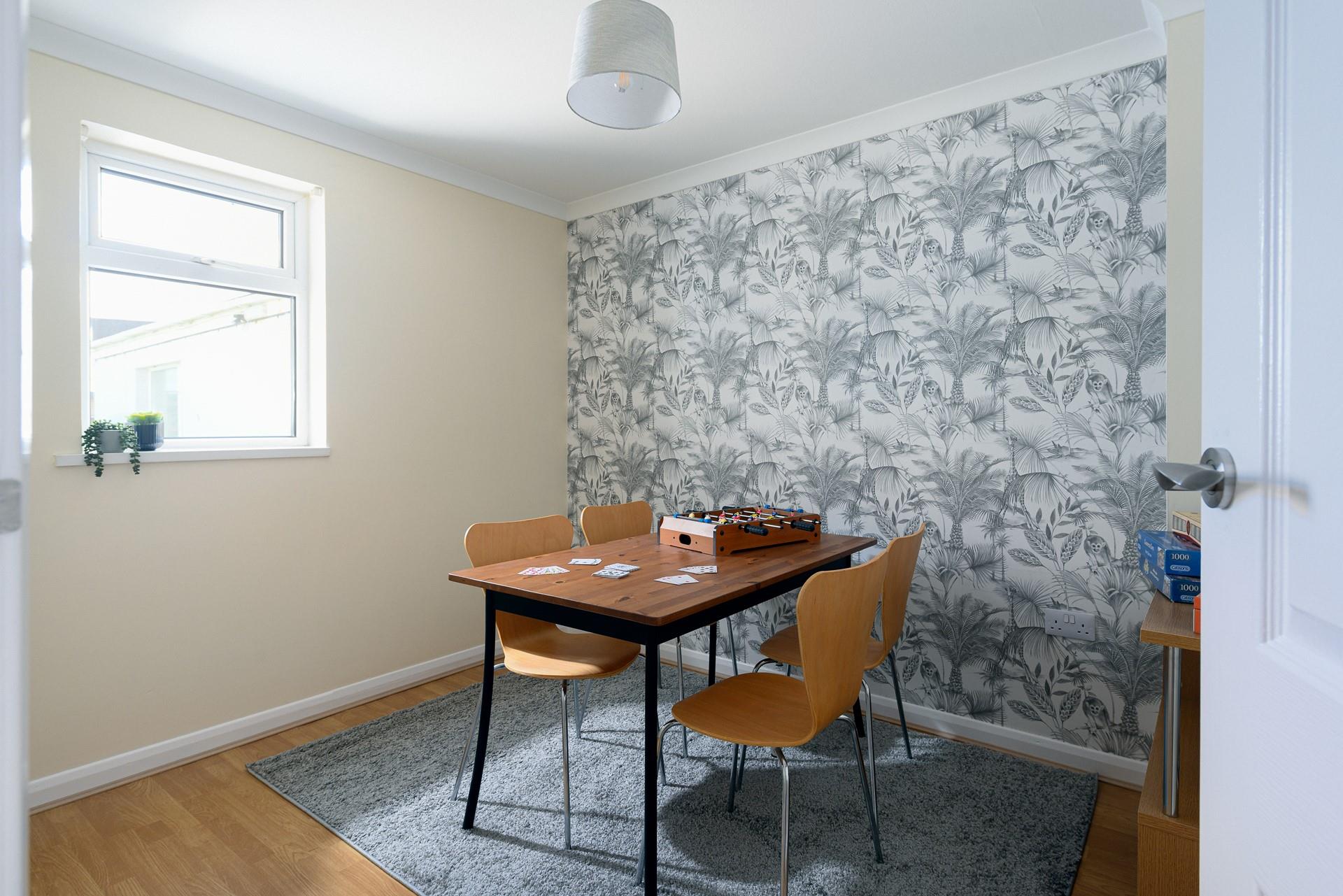 The office space can be used for work or play!