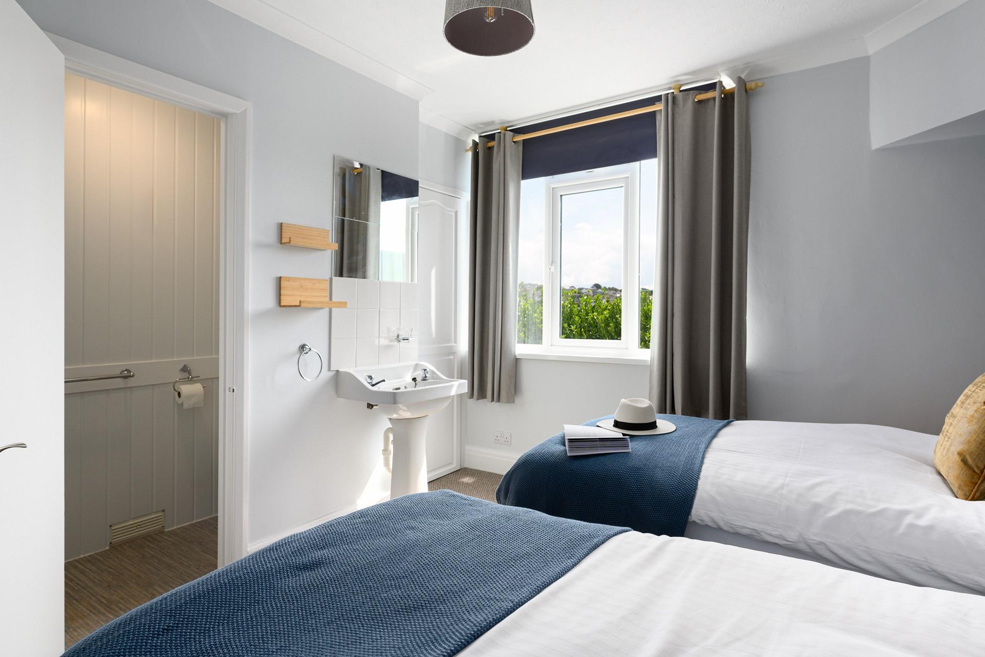 Stylish interiors create a calm haven.