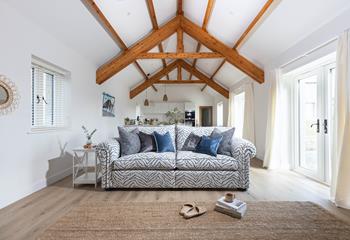 Sink into the sumptuous sofa after spending the day exploring the idyllic countryside.