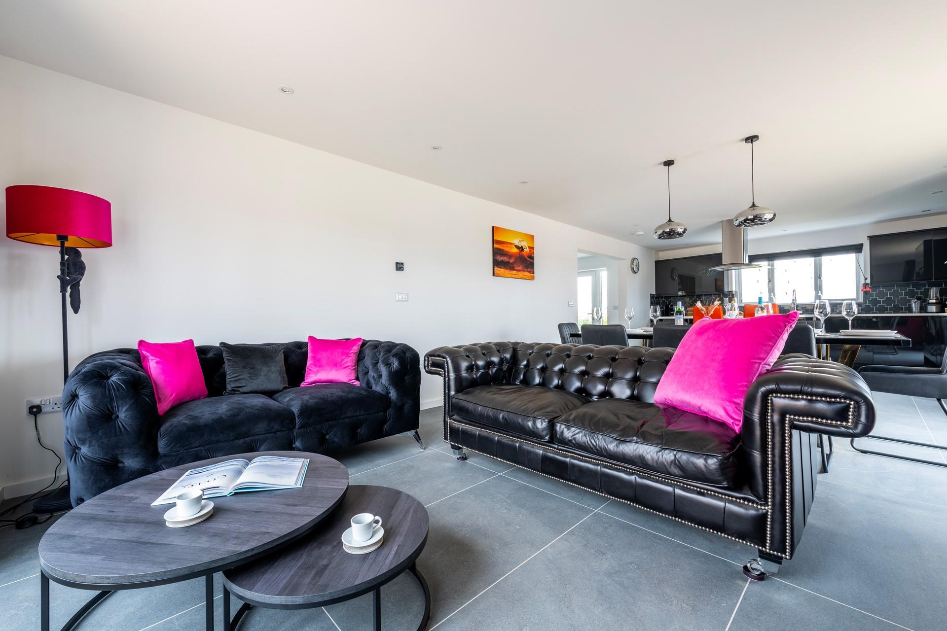 Underfloor heating is perfect for those cooler months.