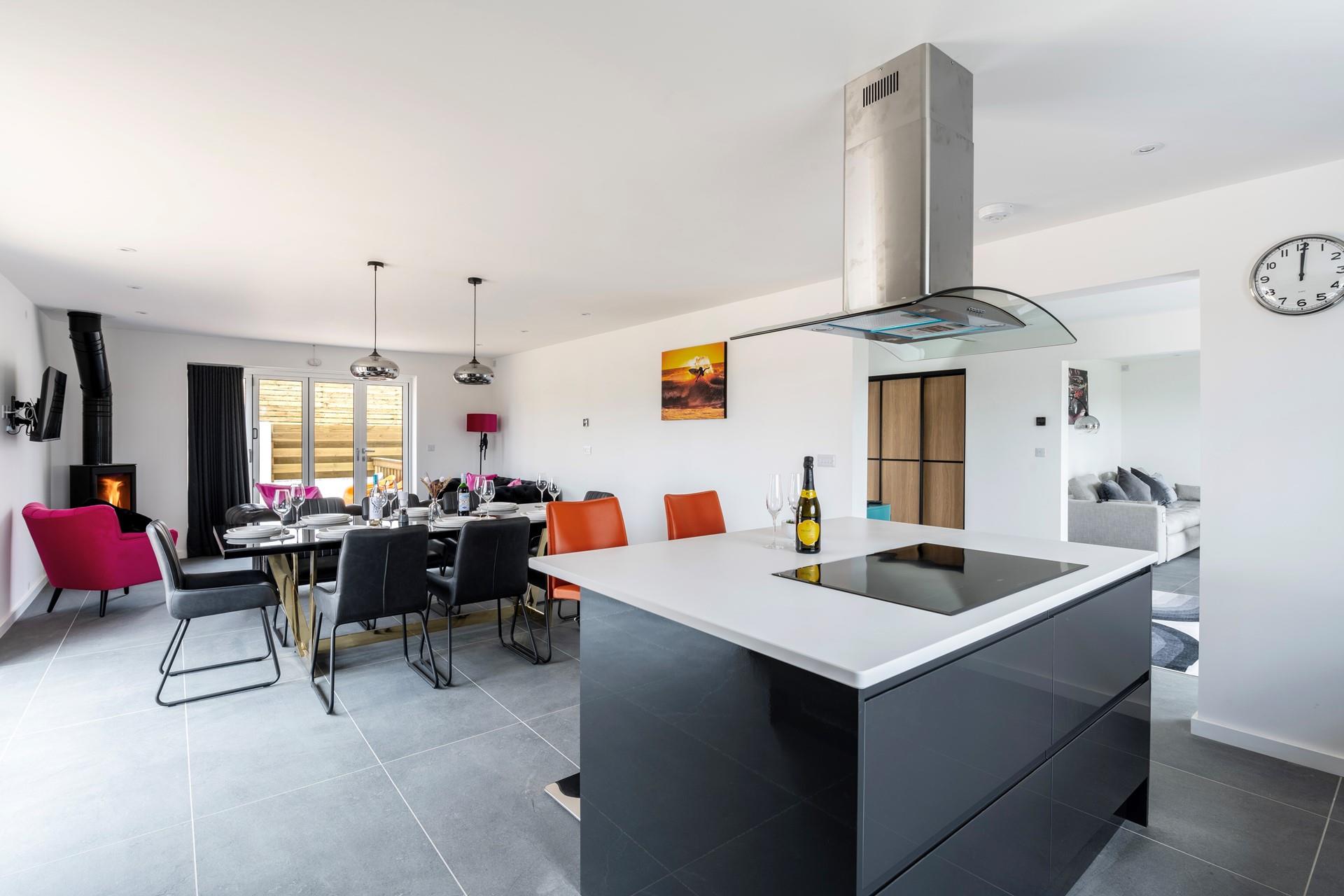 Tuck into pastries at the breakfast bar to start the day. 