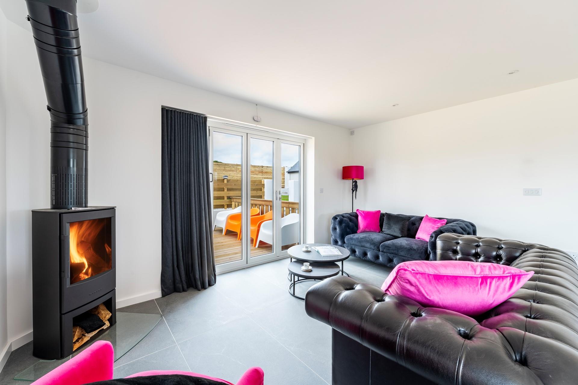 Slide open the patio doors and head outside to soak up the sun.