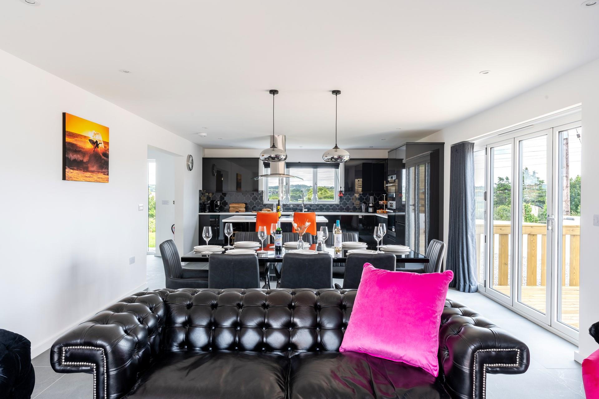 Get the family involved in cooking meals in the open plan kitchen/ dining area.