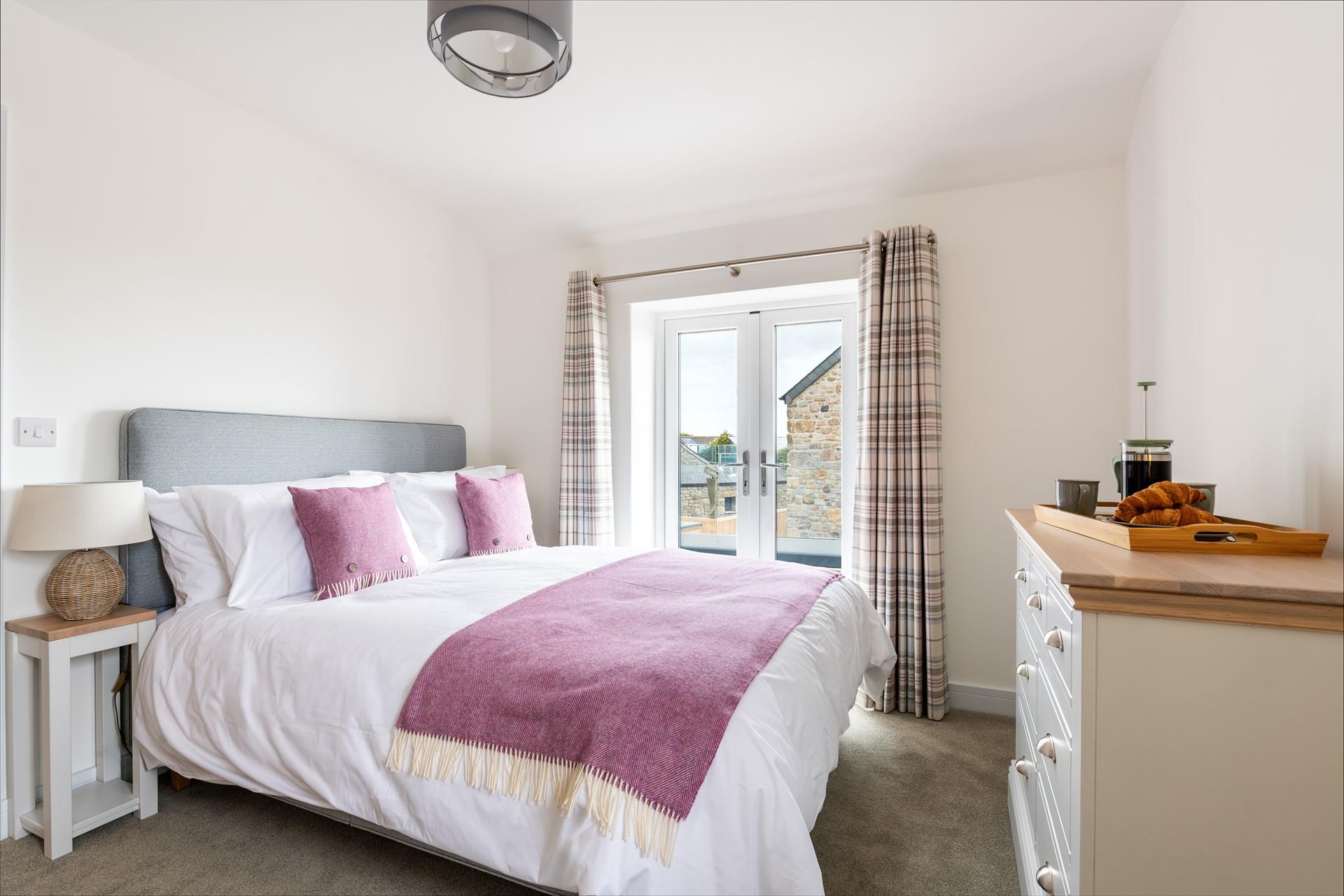 Climb out of bed and head out to the balcony to check the day's weather.