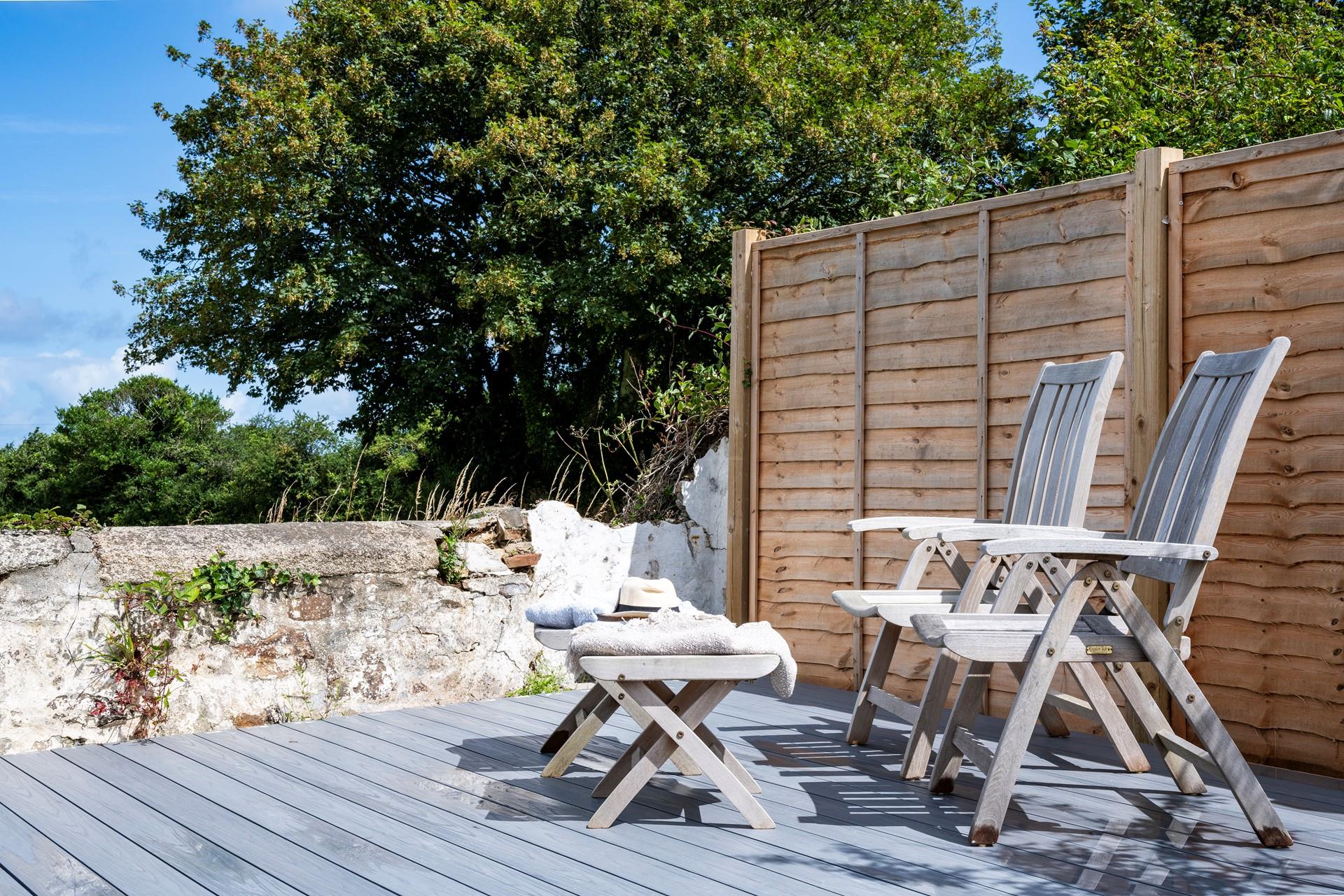 Snuggle up under the blankets with a hot chocolate and spend the night stargazing in the garden.