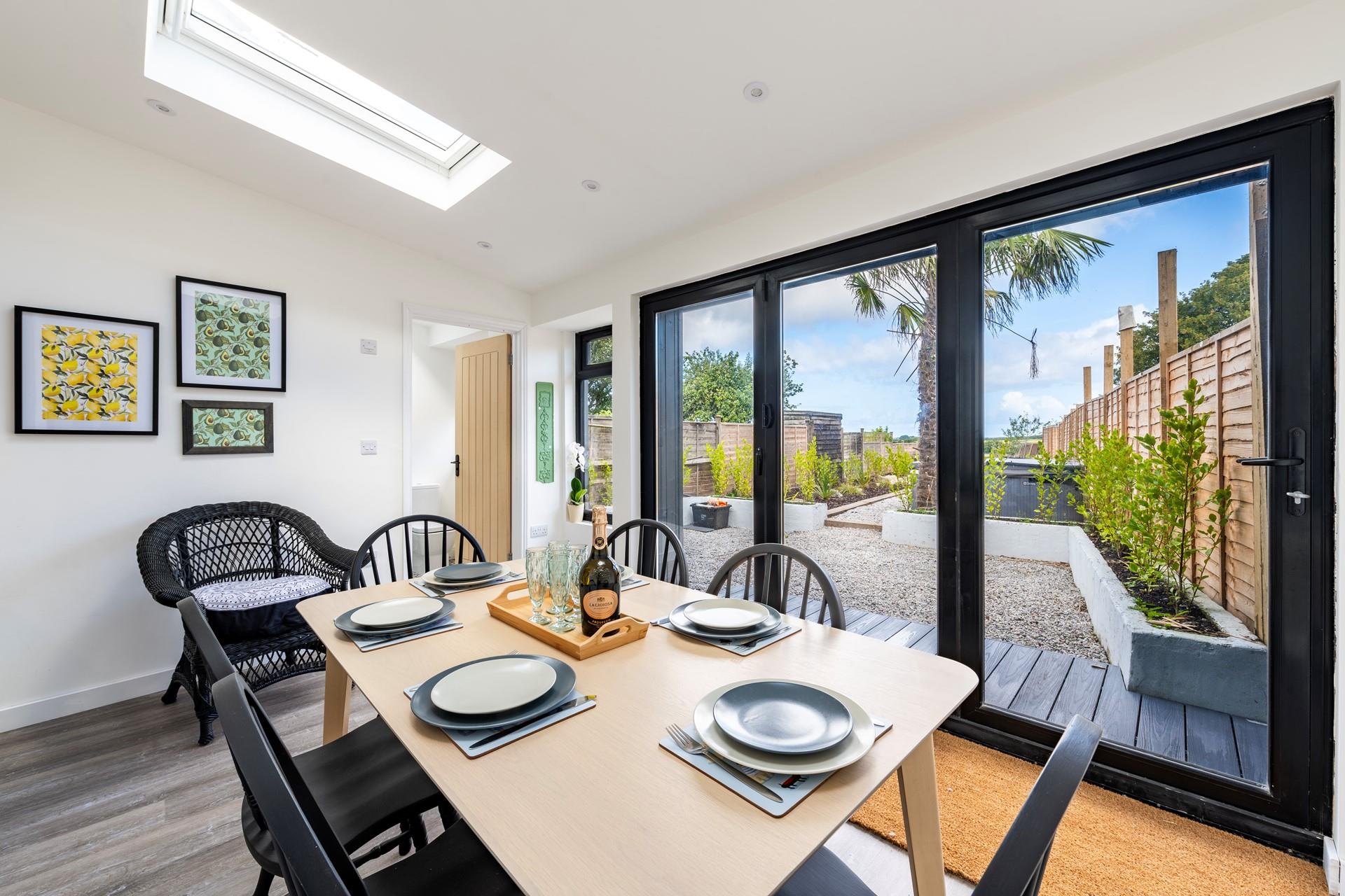 Gather around the dining table and tuck into a tasty feast after a day of exploring.