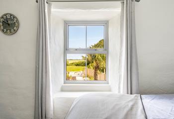 Treat yourself to breakfast in bed in the morning enjoying the countryside views.