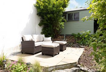 Sit back and relax in the sunshine with a glass of your favourite wine. 