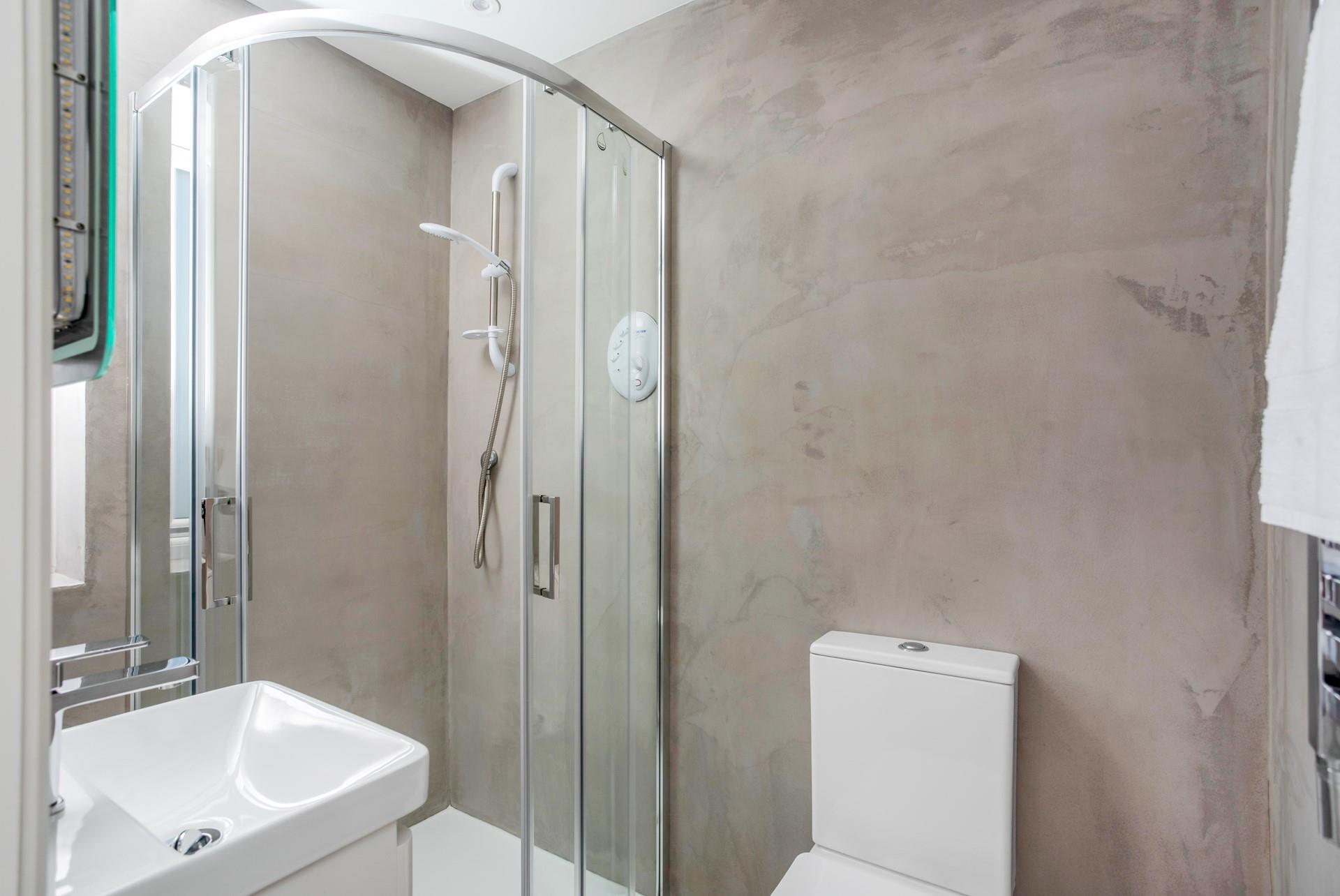 After a refreshing sea dip, hop in the shower.