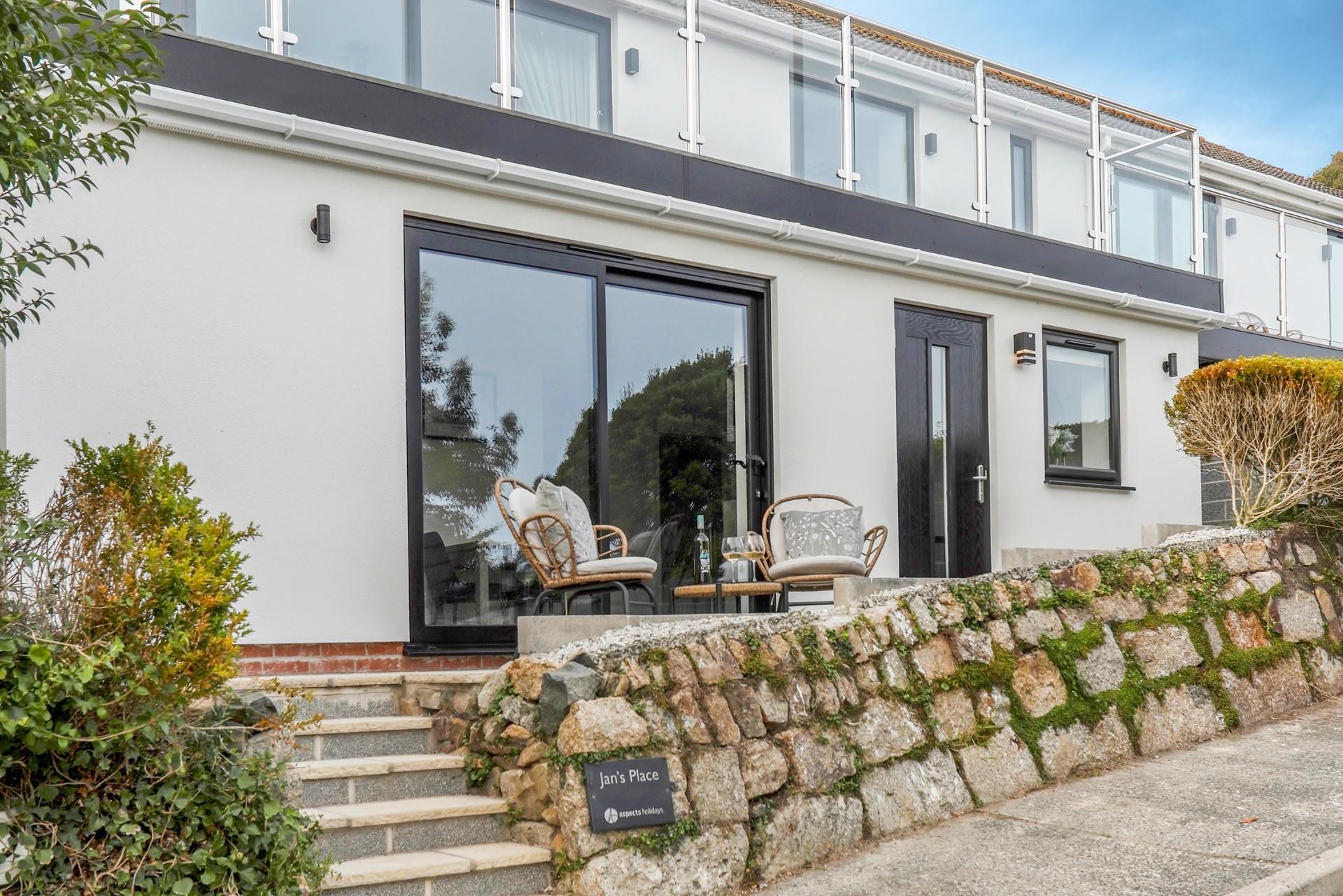 Pour a glass of your favourite wine to enjoy in the evening sun.