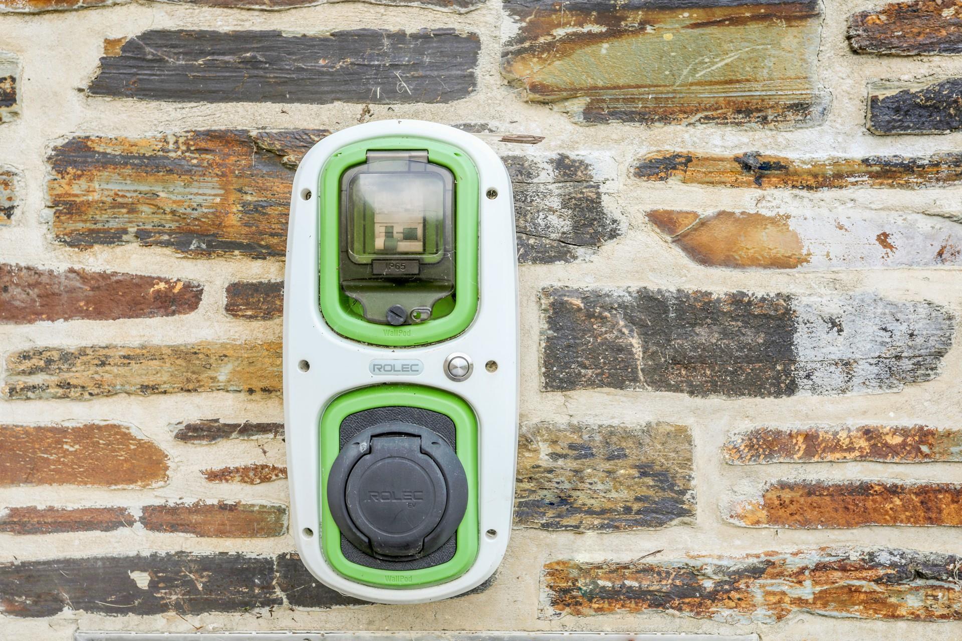 There is EV charging at the property.