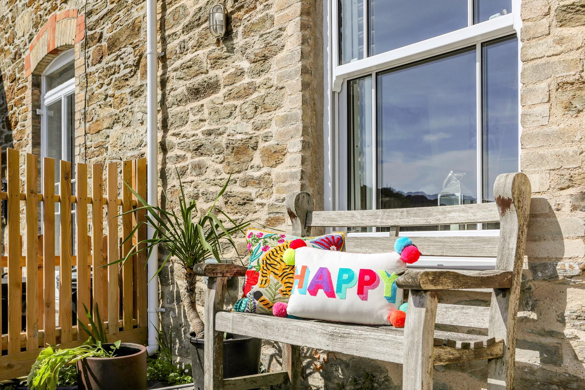 Take your morning cuppa out in the morning sunshine.