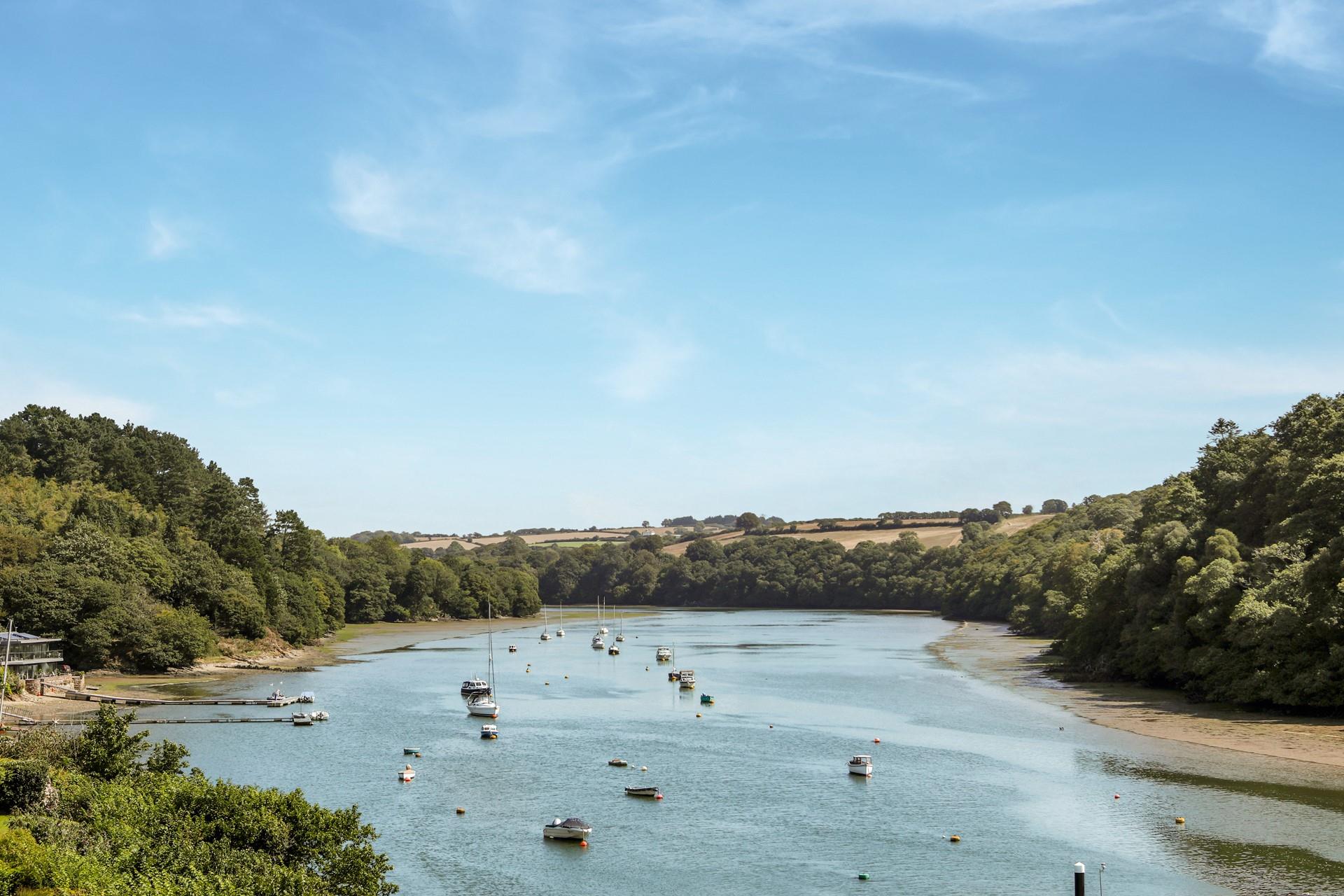 Take the ferry across to Falmouth for a day out in the marine town.