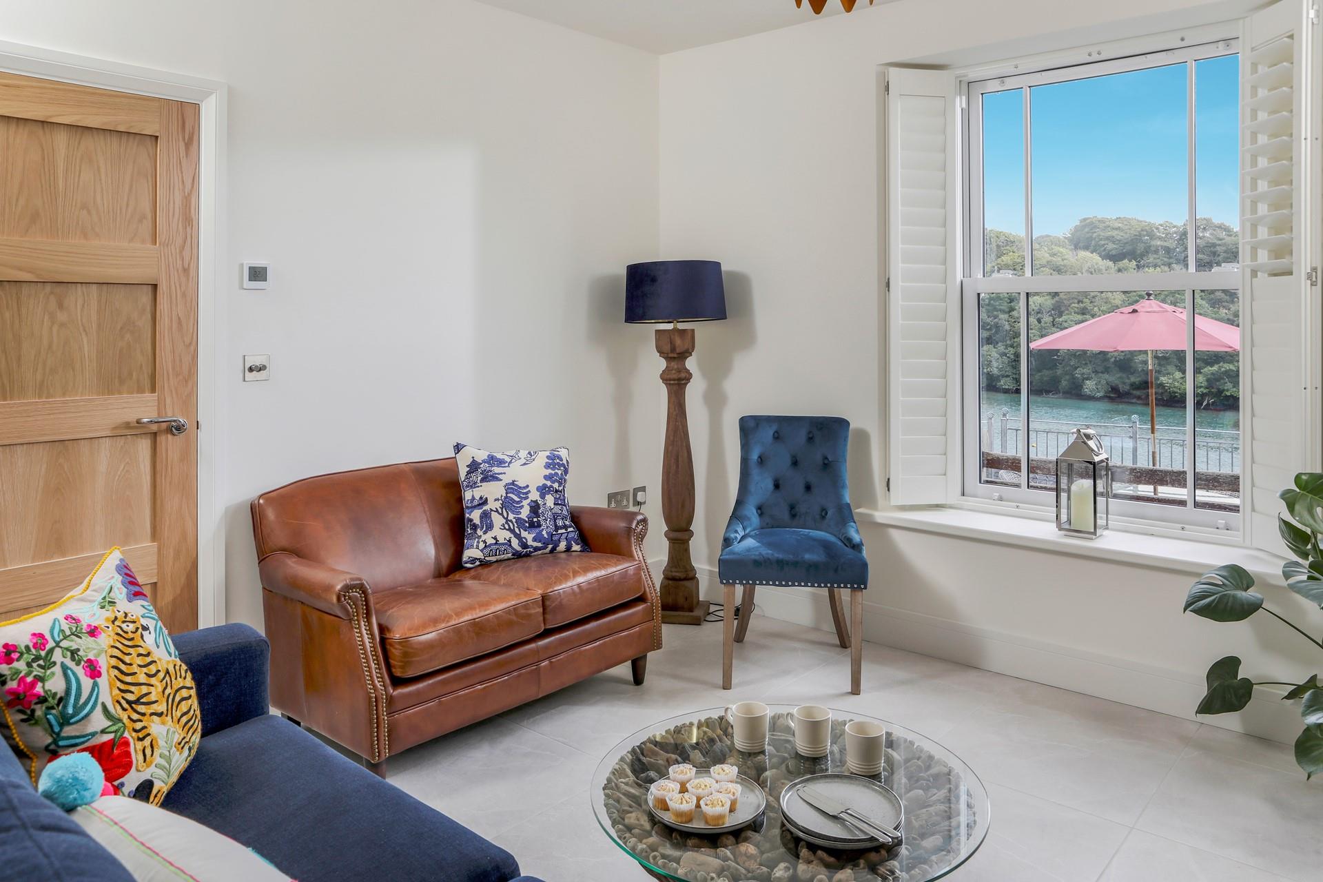 Sip a morning cuppa enjoying enchanting views of the creek.