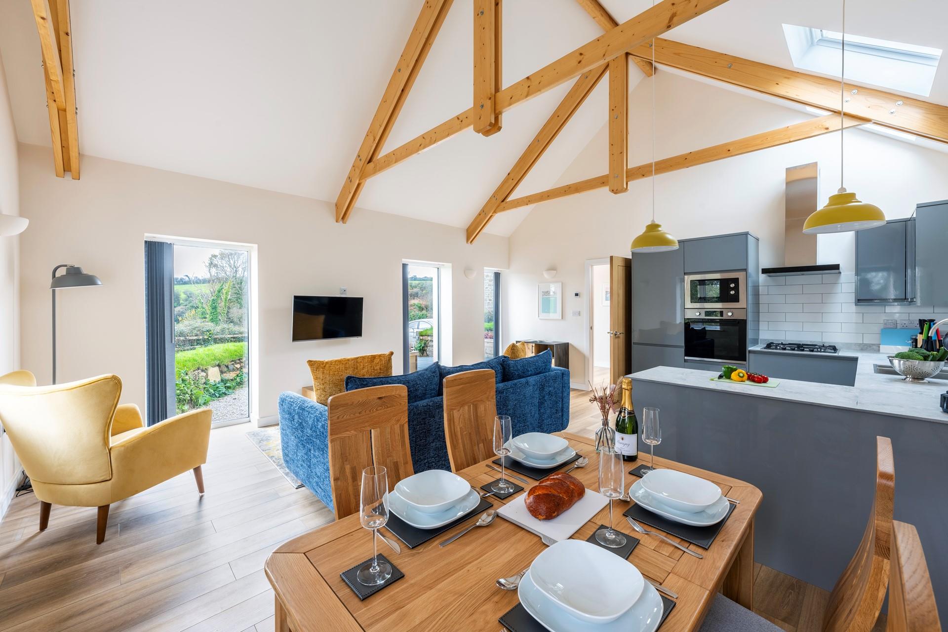 Tuck into a delicious meal using fresh local ingredients.