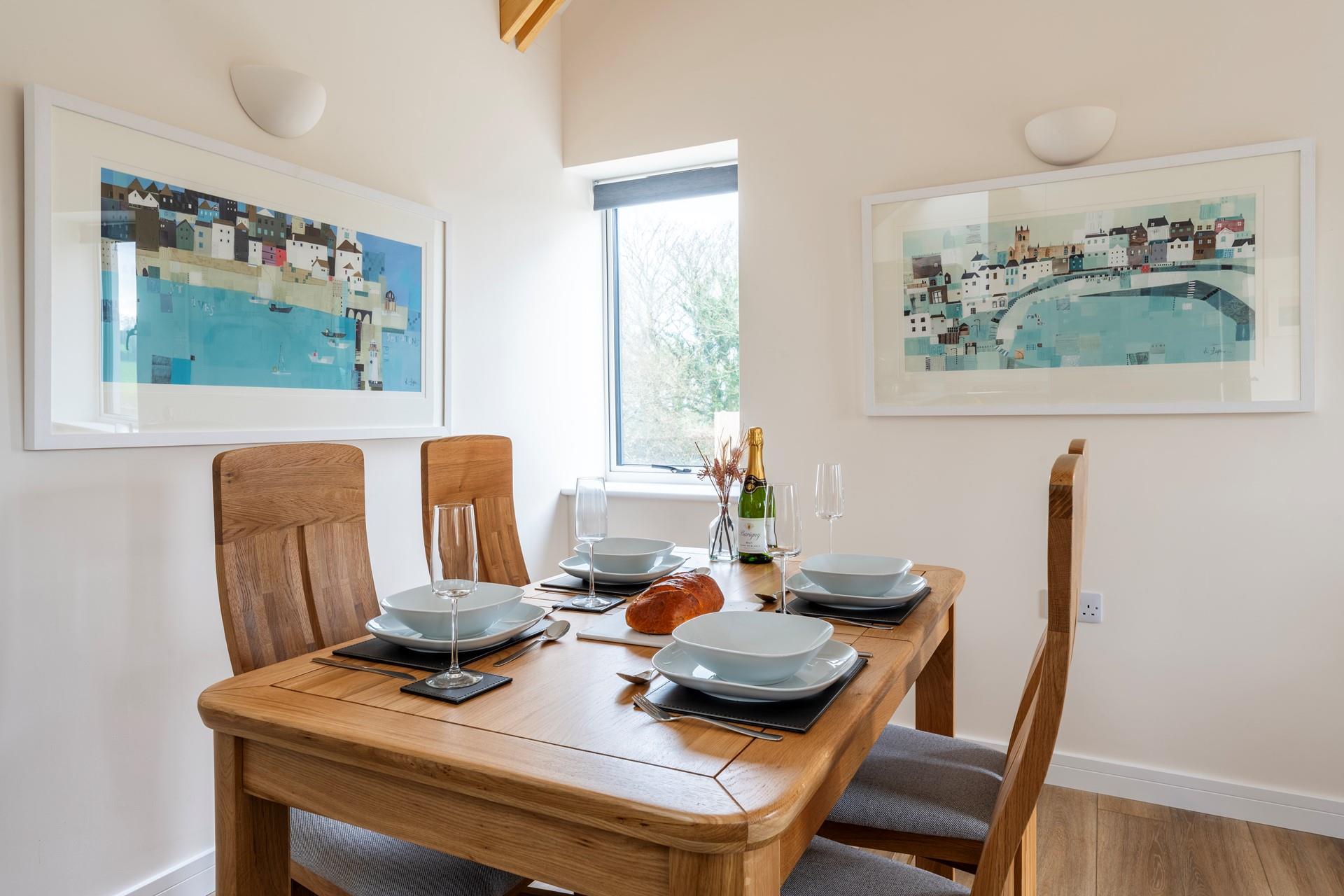 Pour yourself a glass of cold crisp wine to enjoy over dinner.