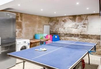 Enjoy a game of table tennis in the evening!