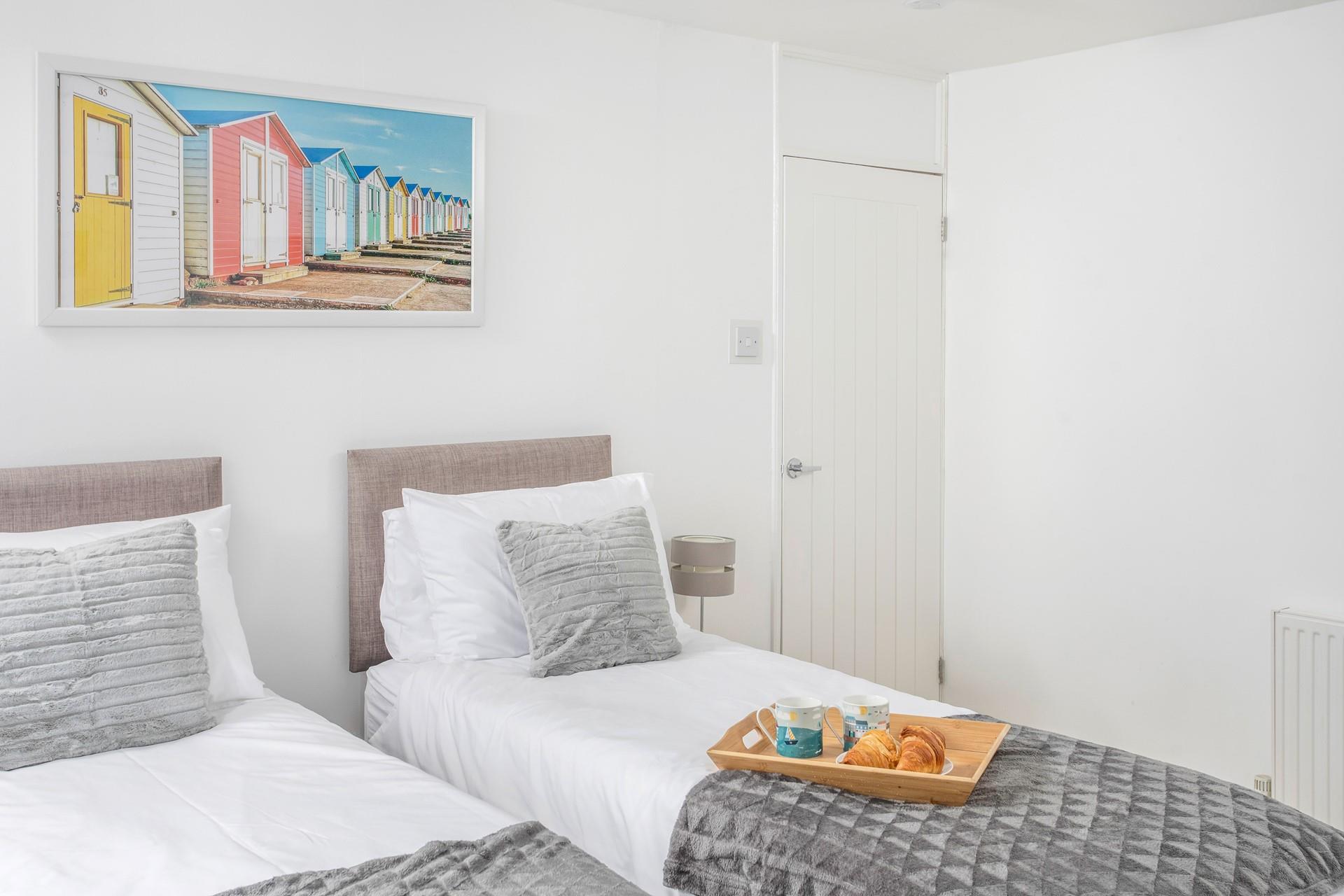 Start the day with breakfast in bed, you are on holiday after all!