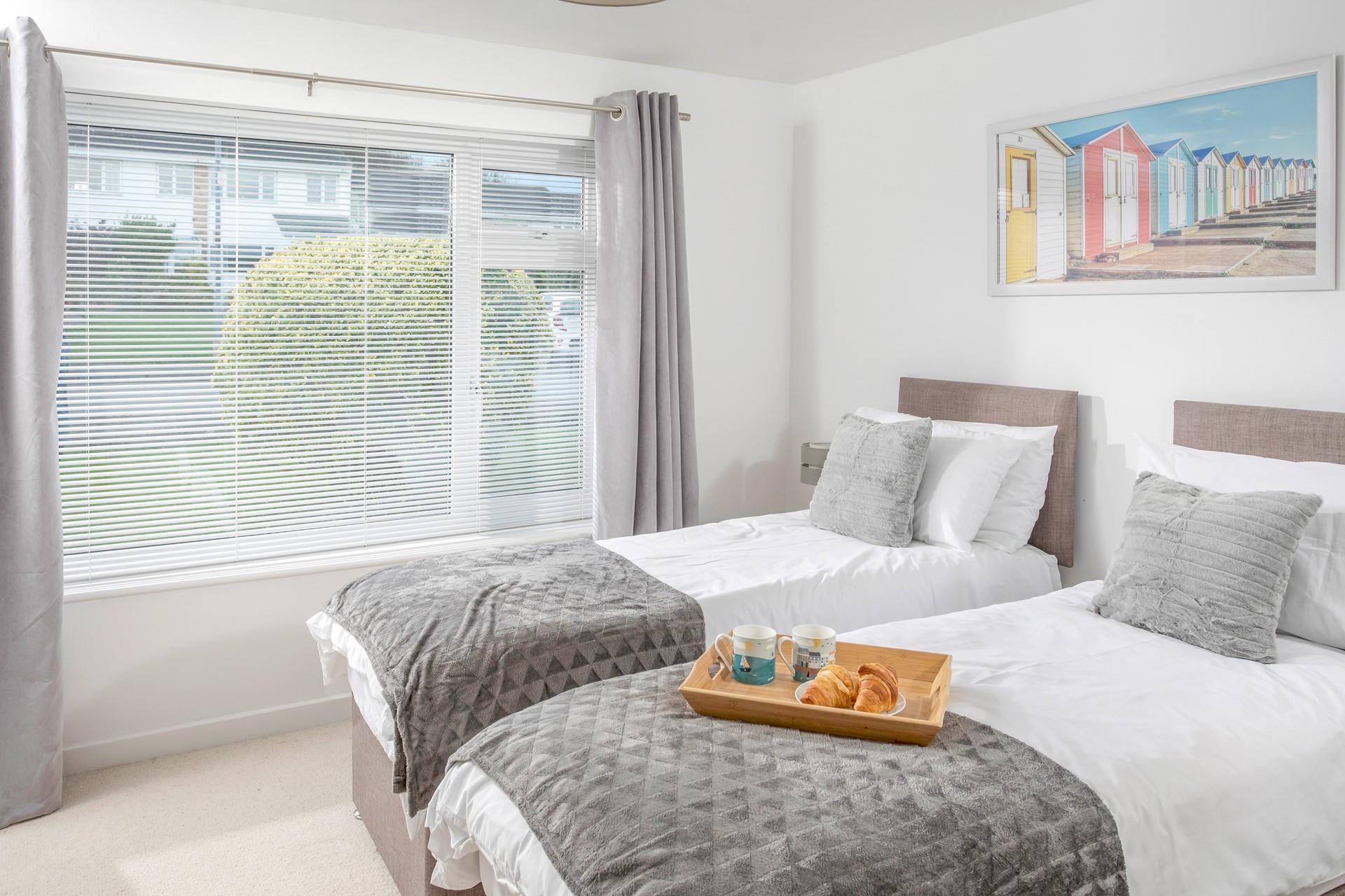 Climb into the soft sheets and drift into a dreamy night's slumber.