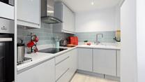 The kitchen is well-equipped for cooking up a storm.