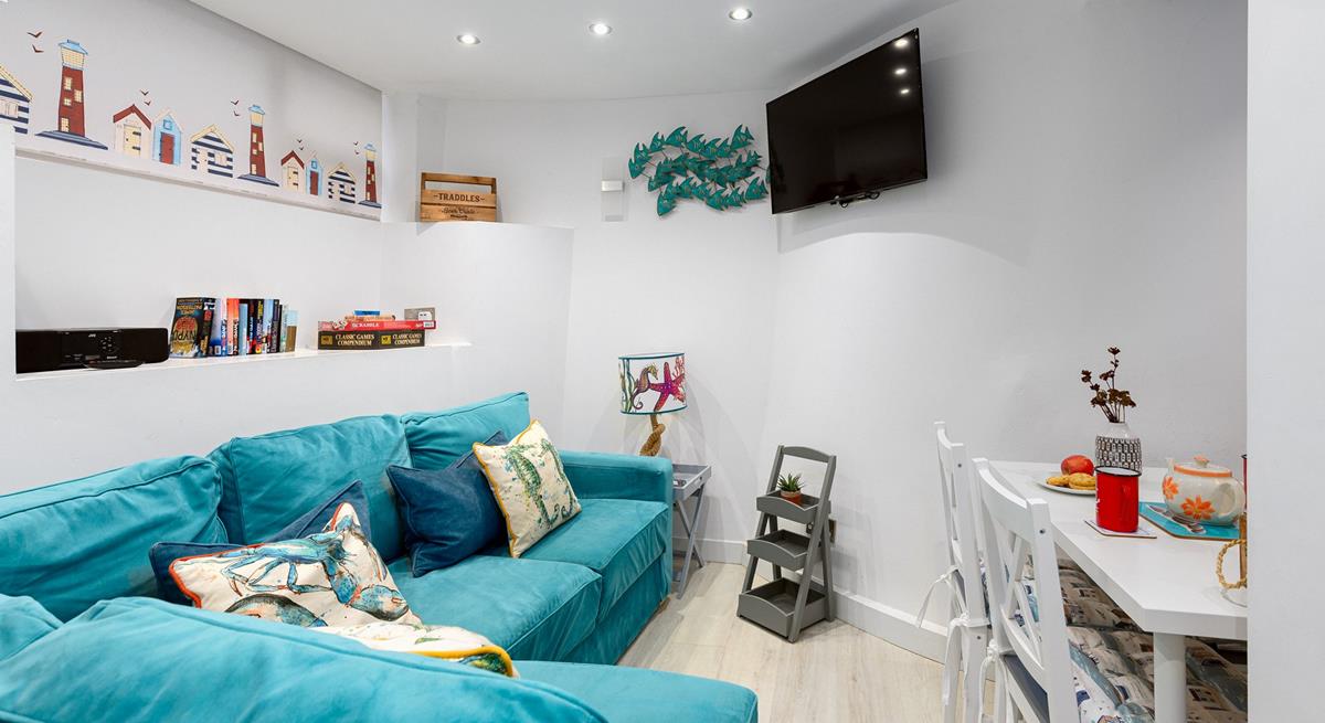 After a day out exploring St Ives, return to put your feet up in the cosy sitting room.
