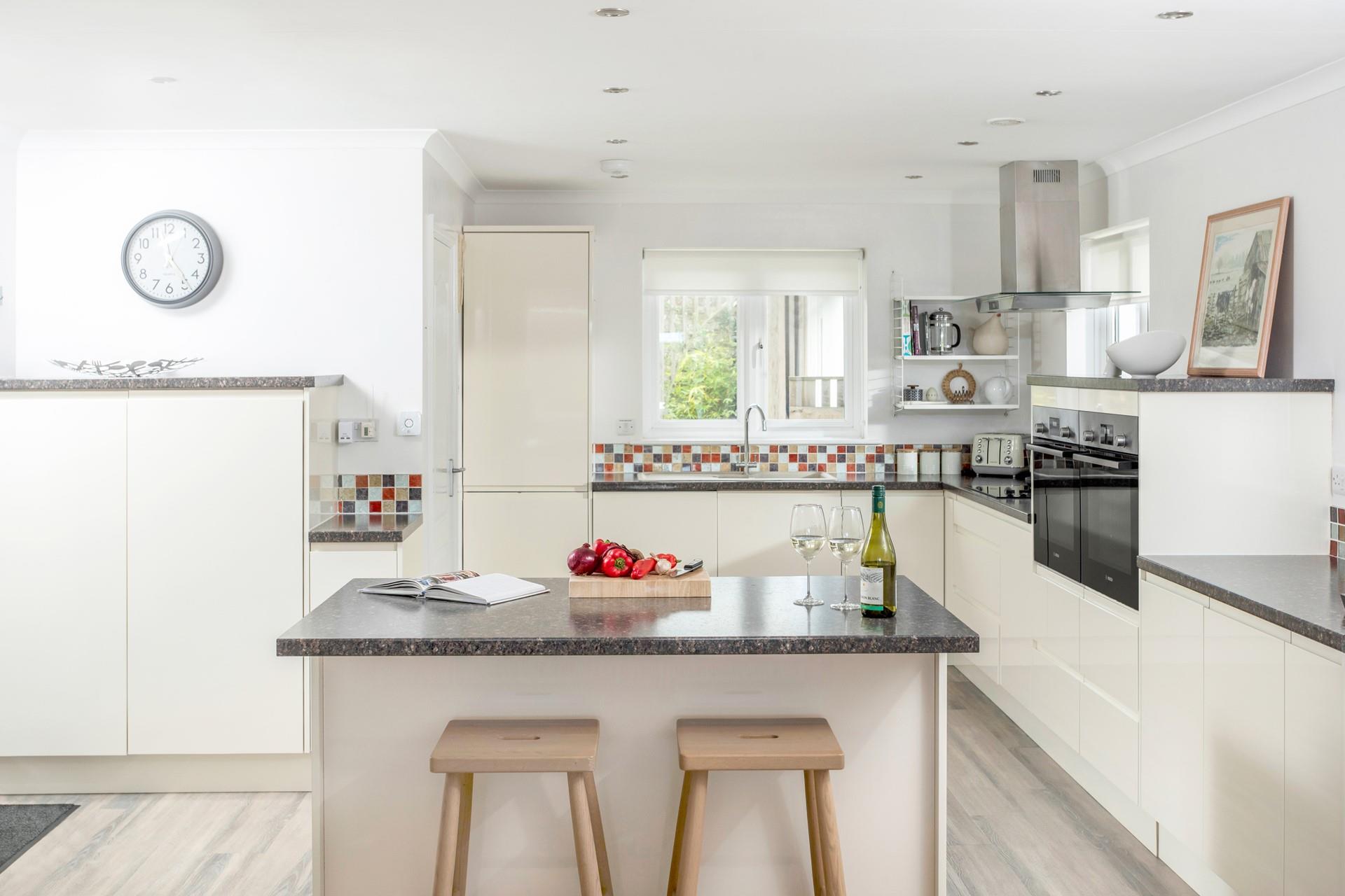 There is plenty of worktop space to prepare and cook tasty meals.