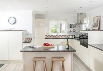 There is plenty of worktop space to prepare and cook tasty meals.