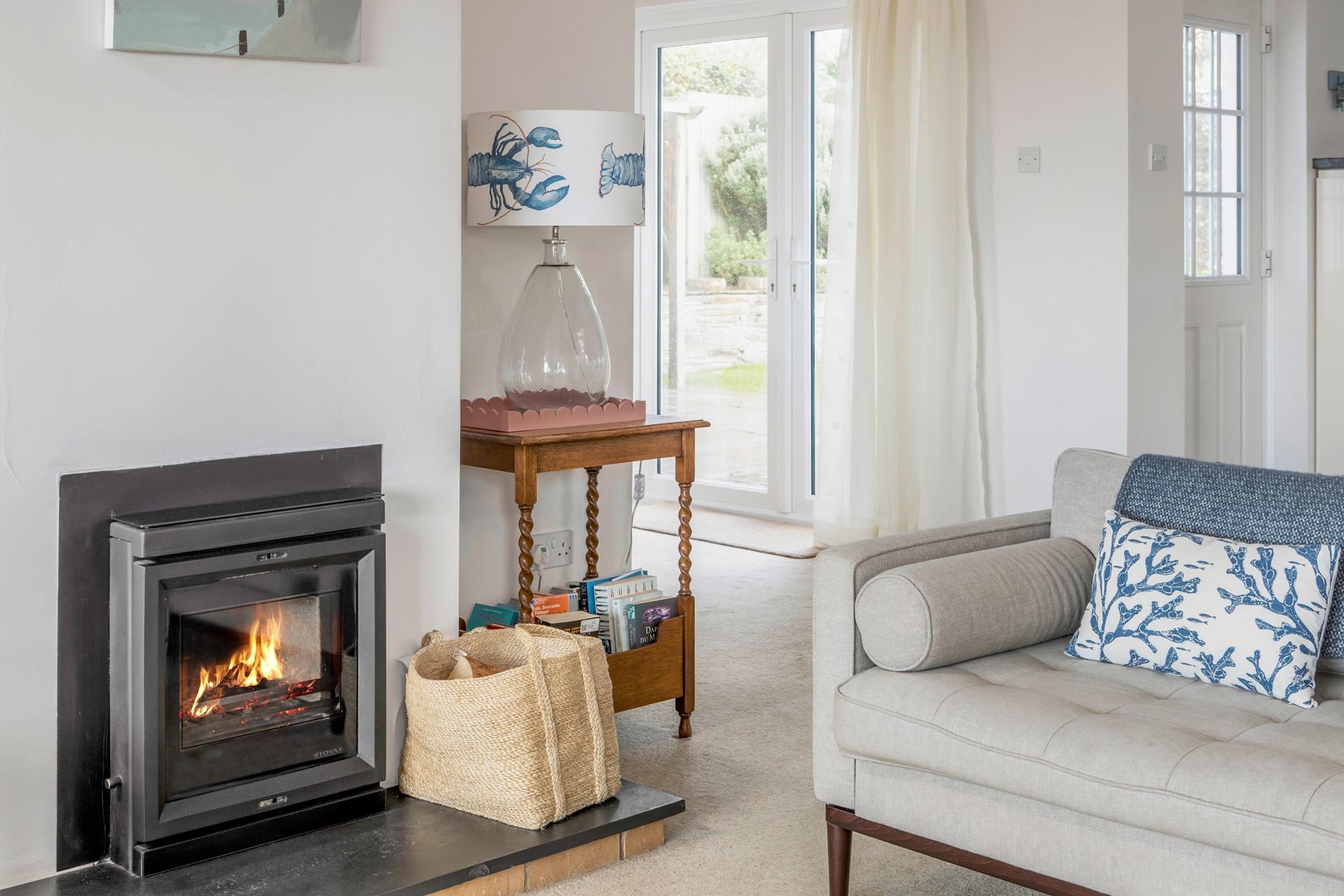 Snuggle up in front of the crackle of the woodburner.