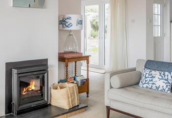 Snuggle up in front of the crackle of the woodburner.